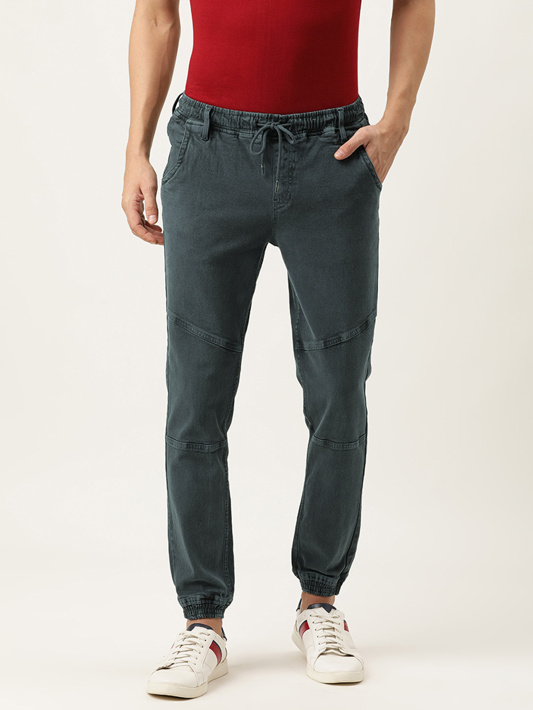 

IVOC Men Grey Slim Fit Stretchable Jeans