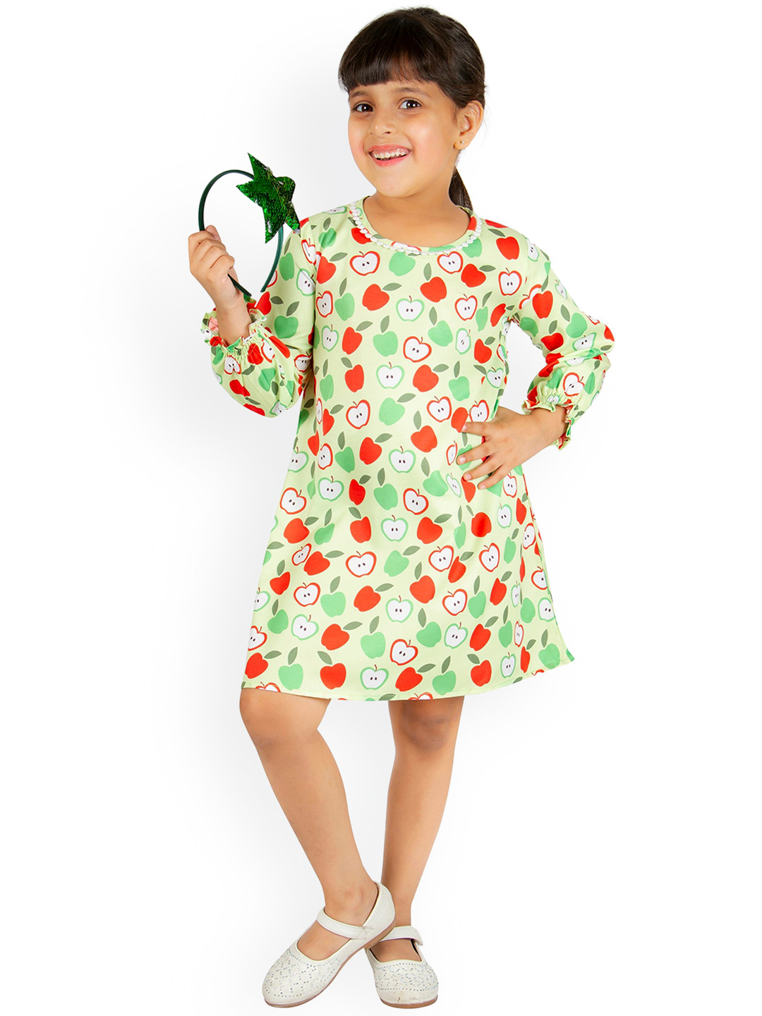

Ted Smith Green & Red Floral Dress