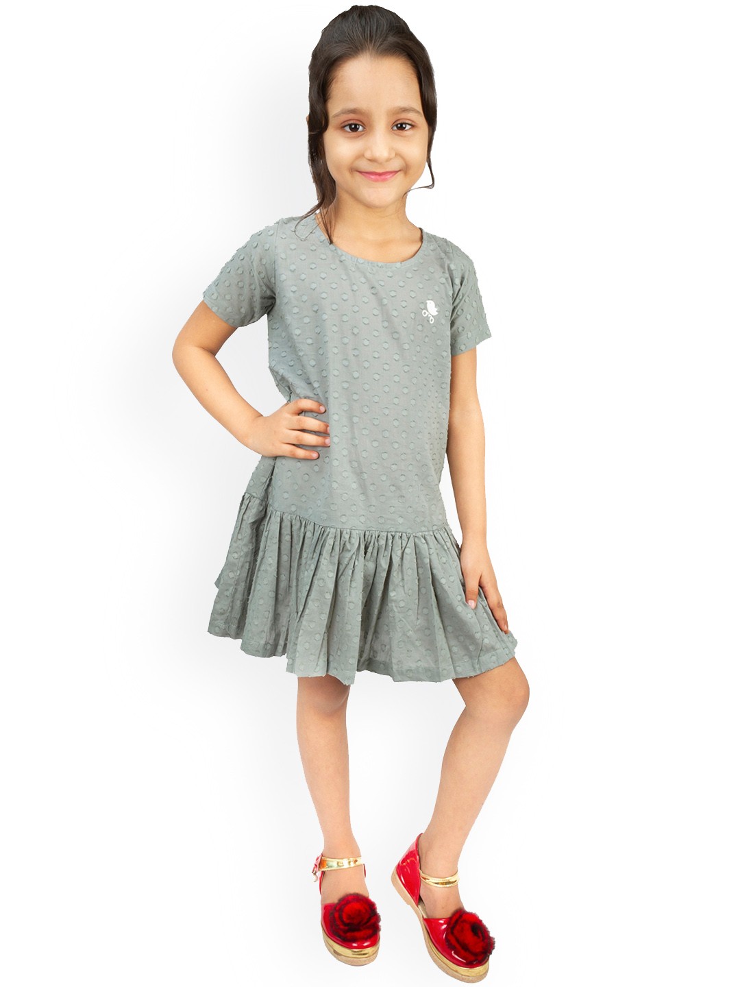 

Ted Smith Grey A-Line Dress
