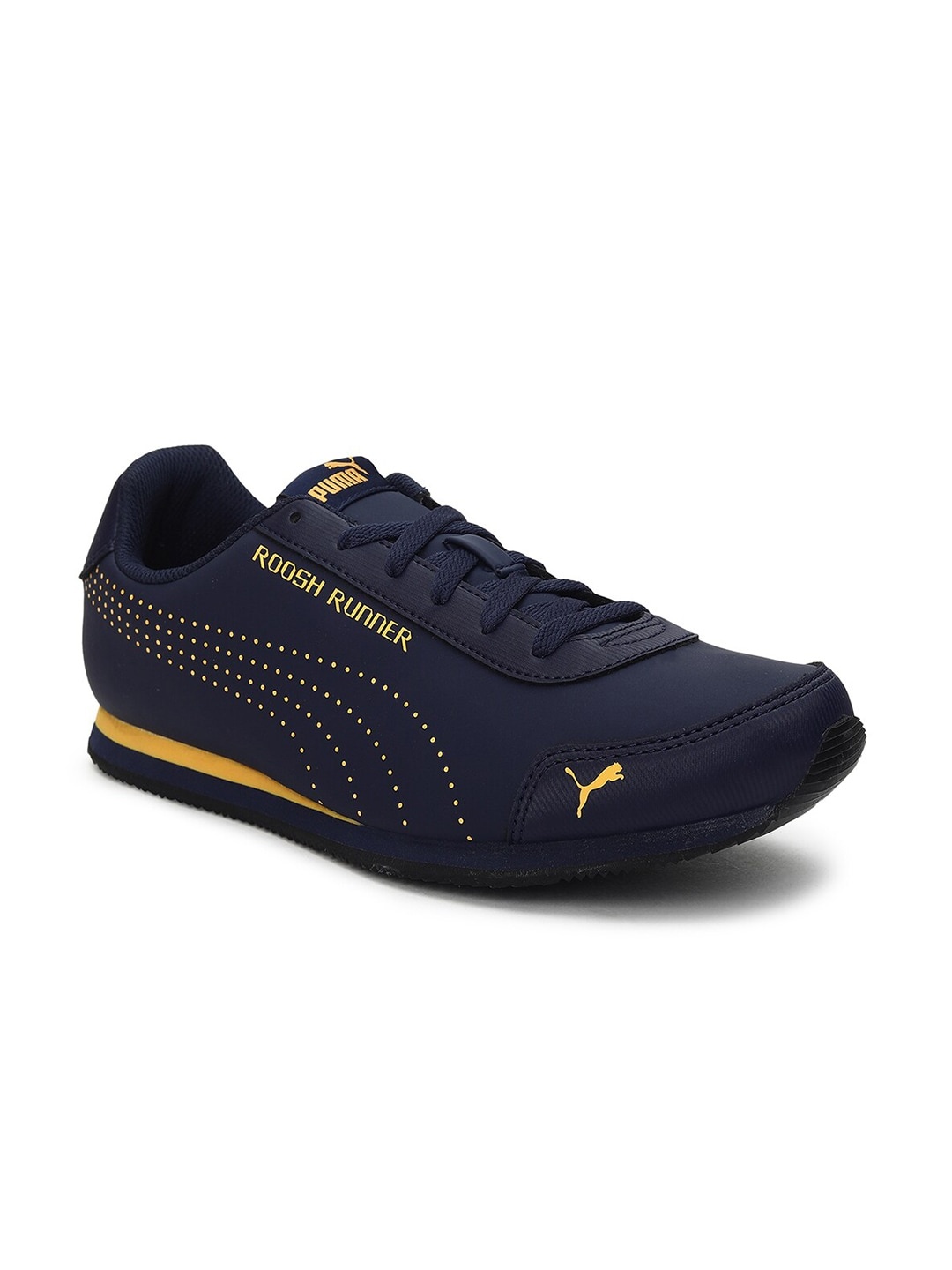 

Puma Men Navy Blue Roosh Runner V2 Running Shoes