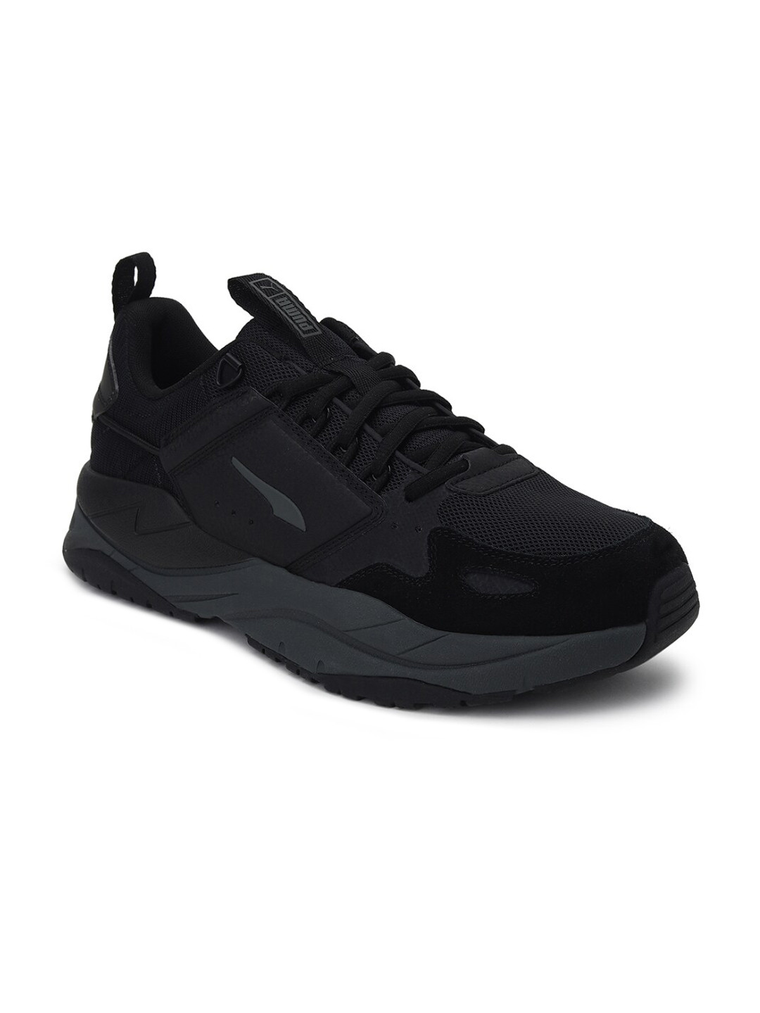 

Puma Unisex Black Textured Sneakers
