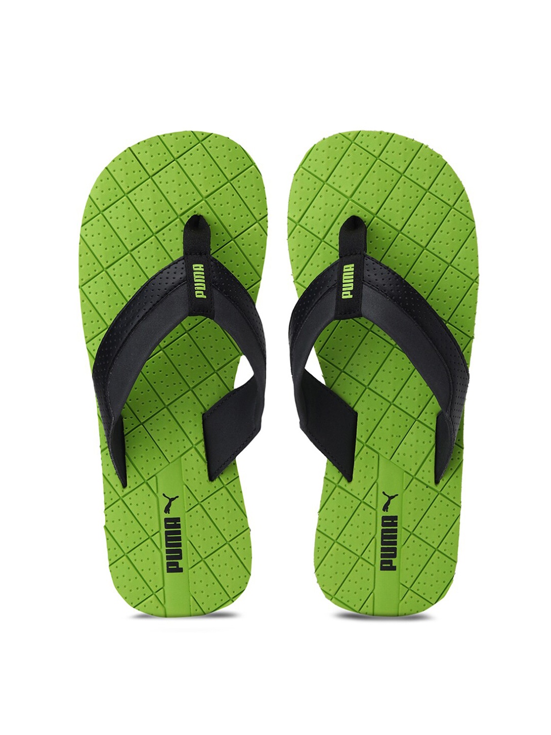 

Puma Lime Green Black PUMA Drive Flip Flops