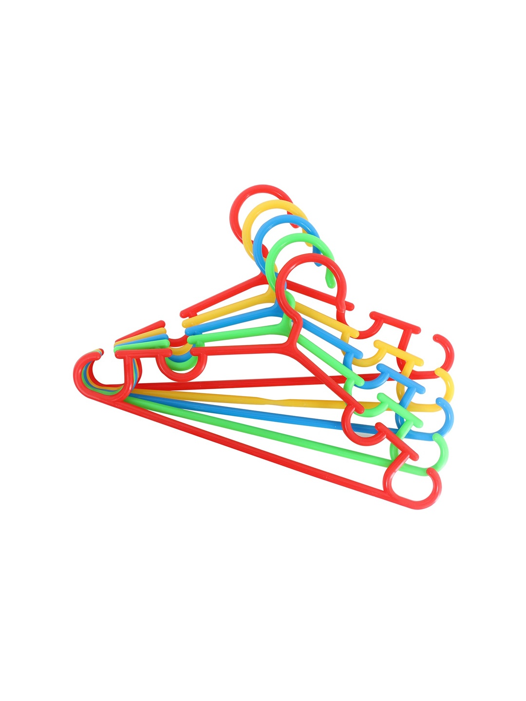

POKORY Set of 5 Multicoloured Clothes Drying Hangers, Multi