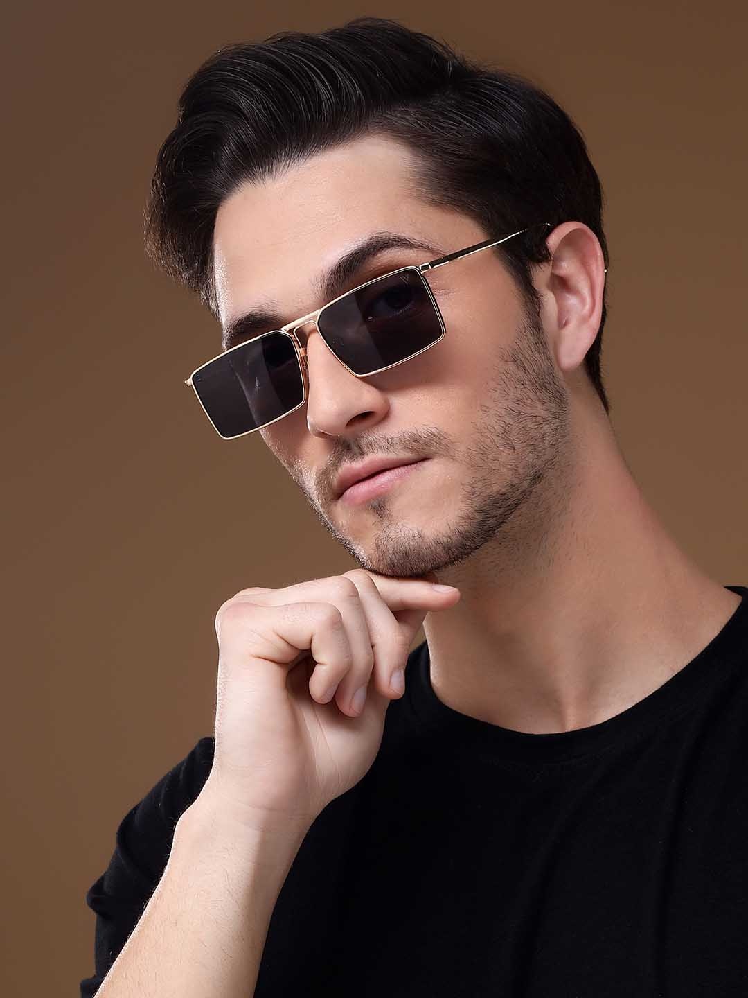 

Voyage Unisex Black Square Sunglasses