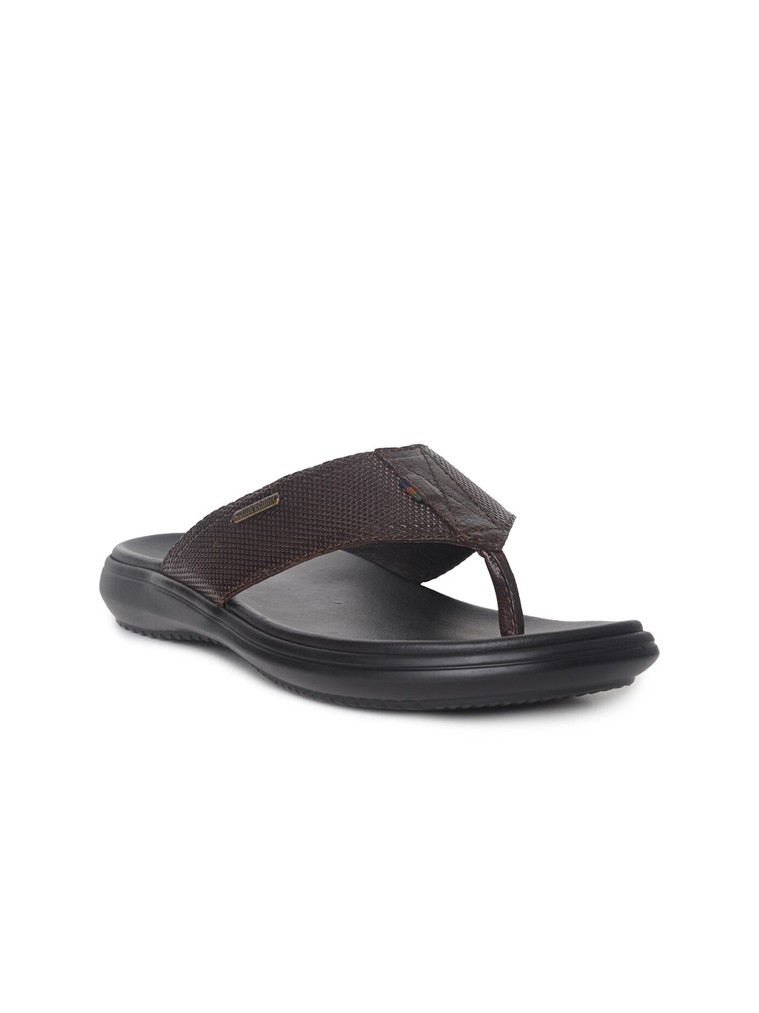 

Buckaroo Men Brown Genuine Leather Comfort Sandals