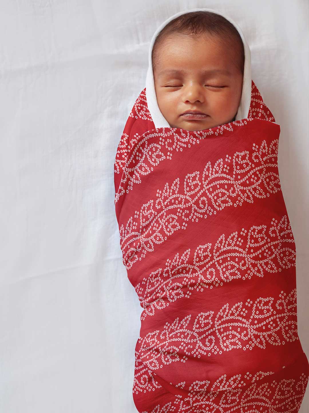 

SuperBottoms Infant Kids Pack Of 3 Printed Pure Cotton Sustainable Mulmul Swaddles, Navy blue
