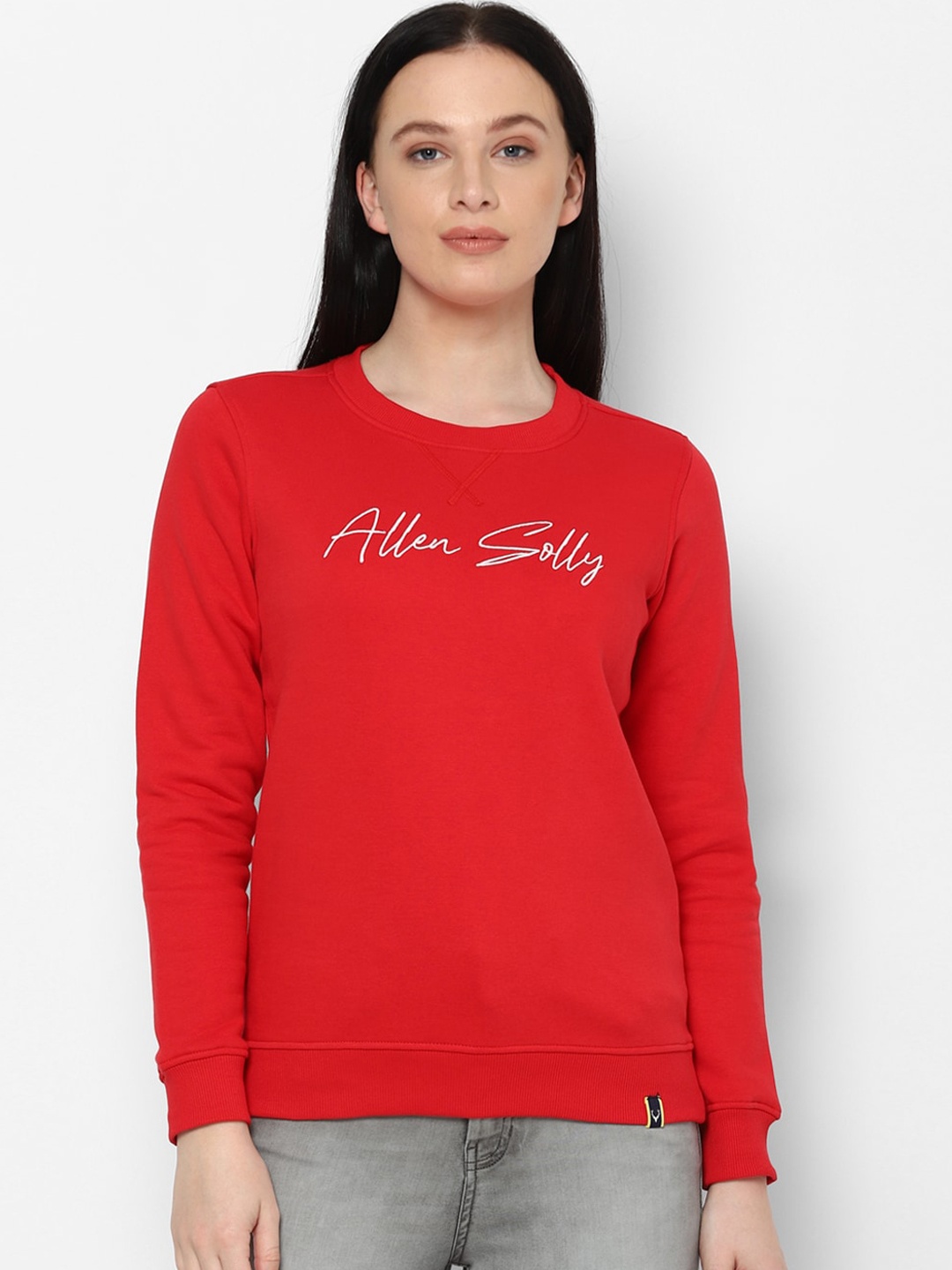 

Allen Solly Woman Women Red Printed Sweatshirt