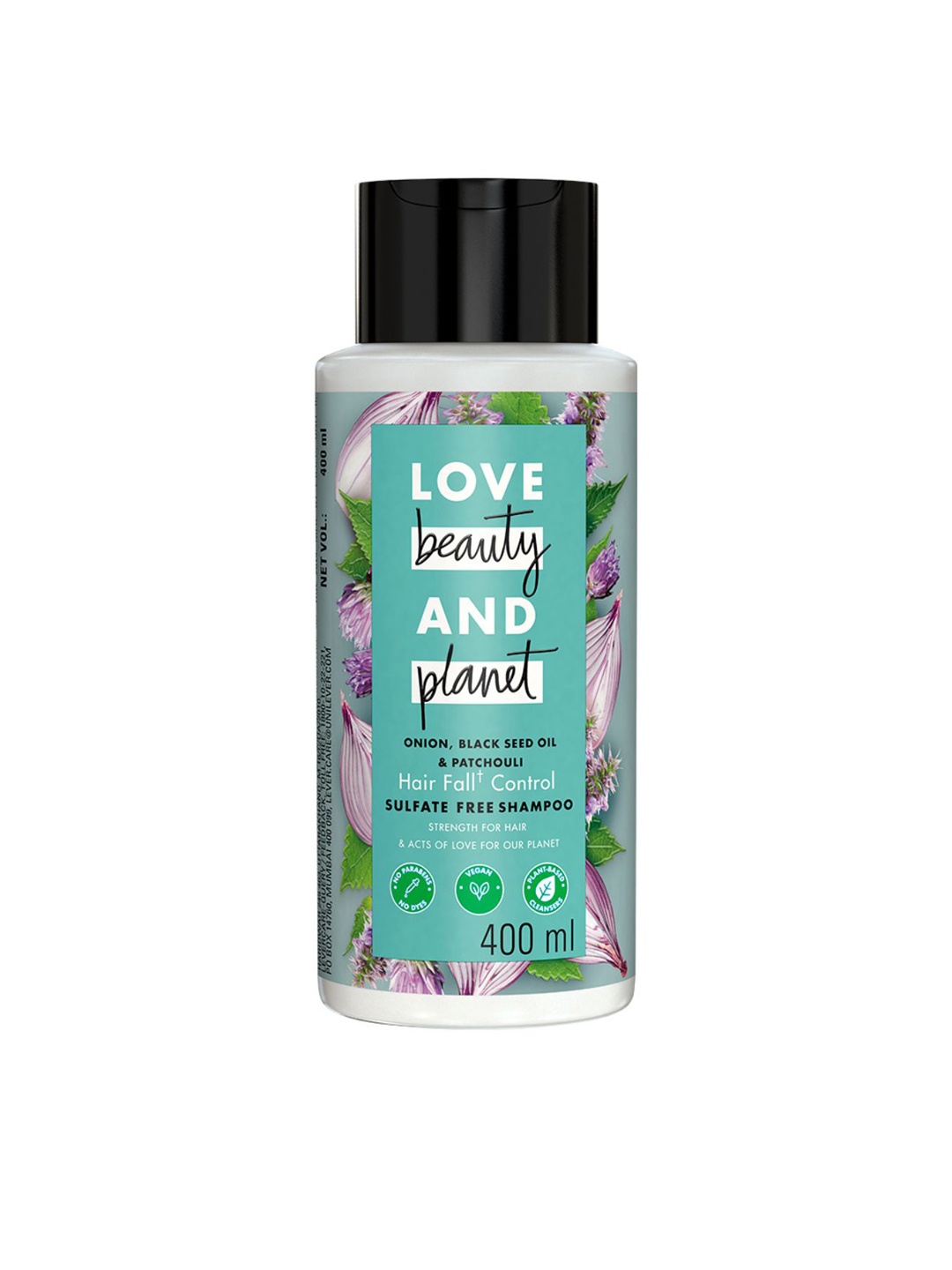 

Love Beauty & Planet Anti-Hairfall Onion Black Seed Oil & Patchouli Shampoo - 400ml, Transparent