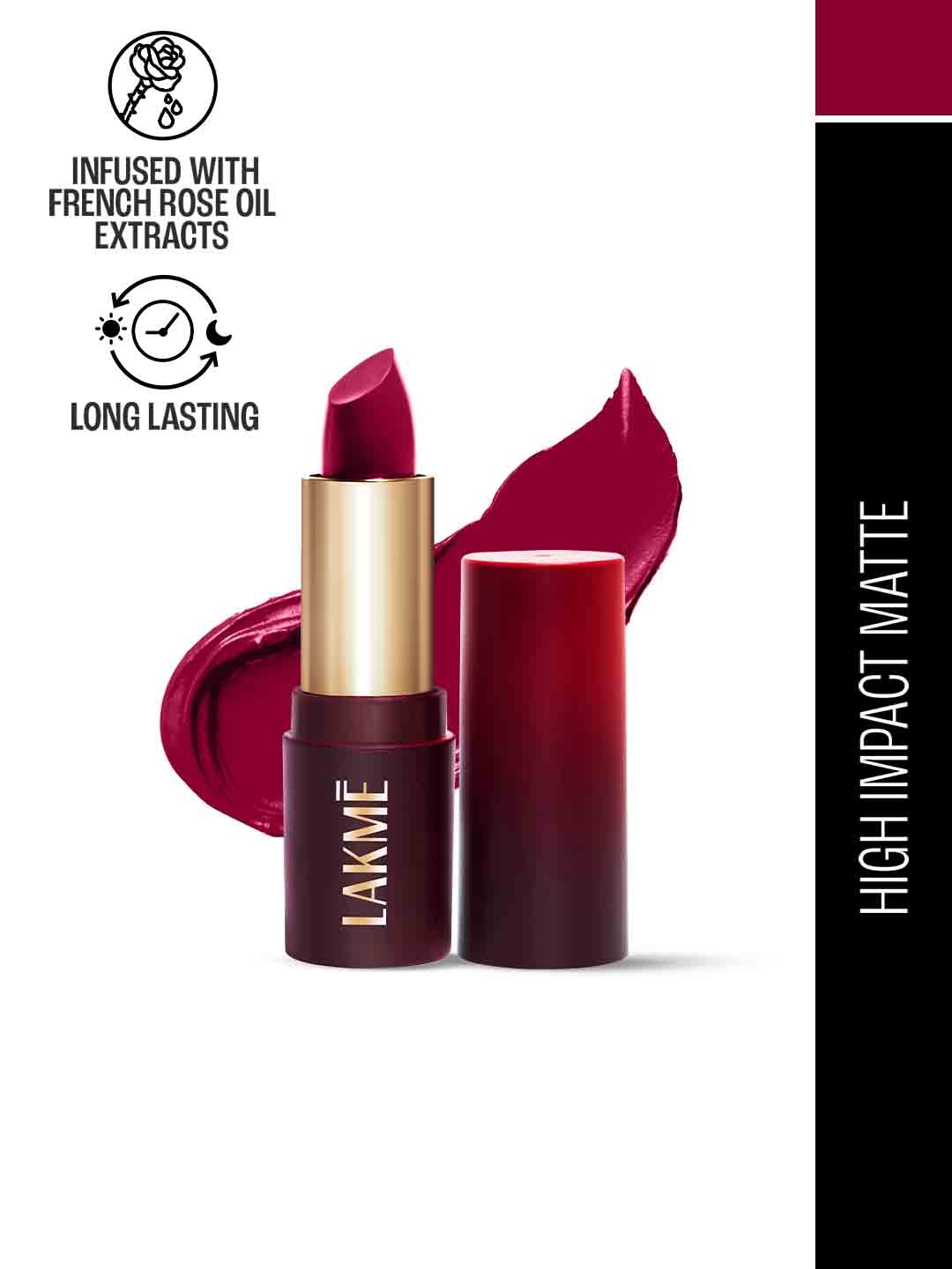 

Lakme Cushion Matte Lipstick - Red Aurora CR8