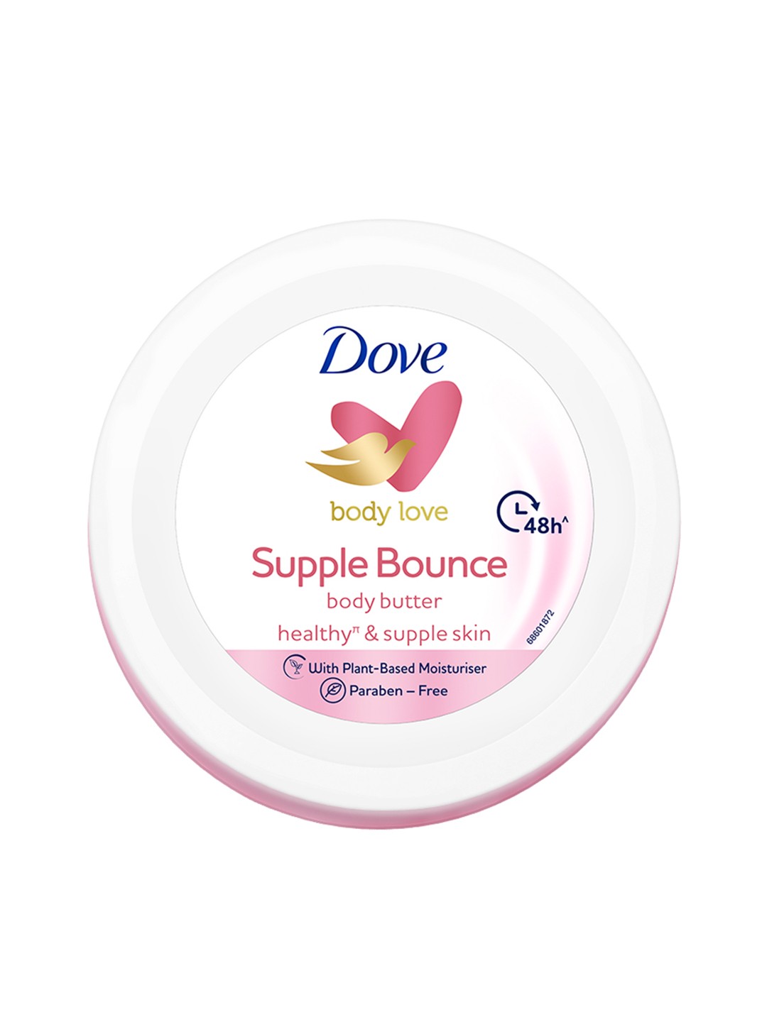 

Dove Body Love Supple Bounce Body Butter Paraben Free 145 g, White