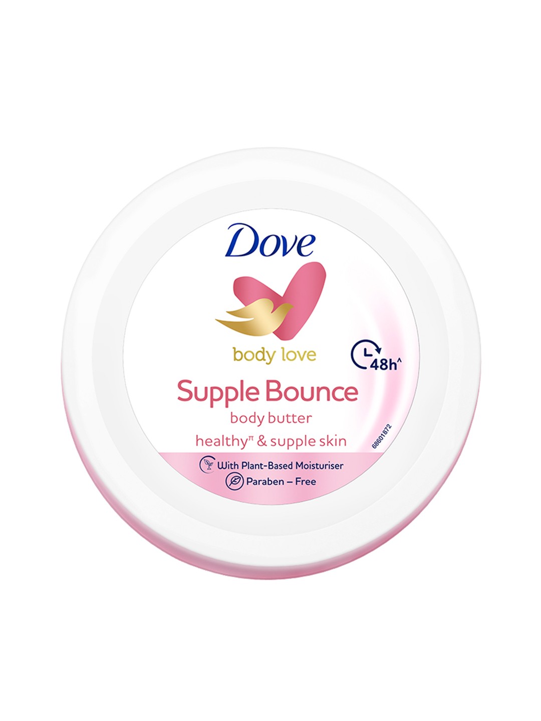 

Dove Body Love Supple Bounce Body Butter Paraben Free 245 g, White