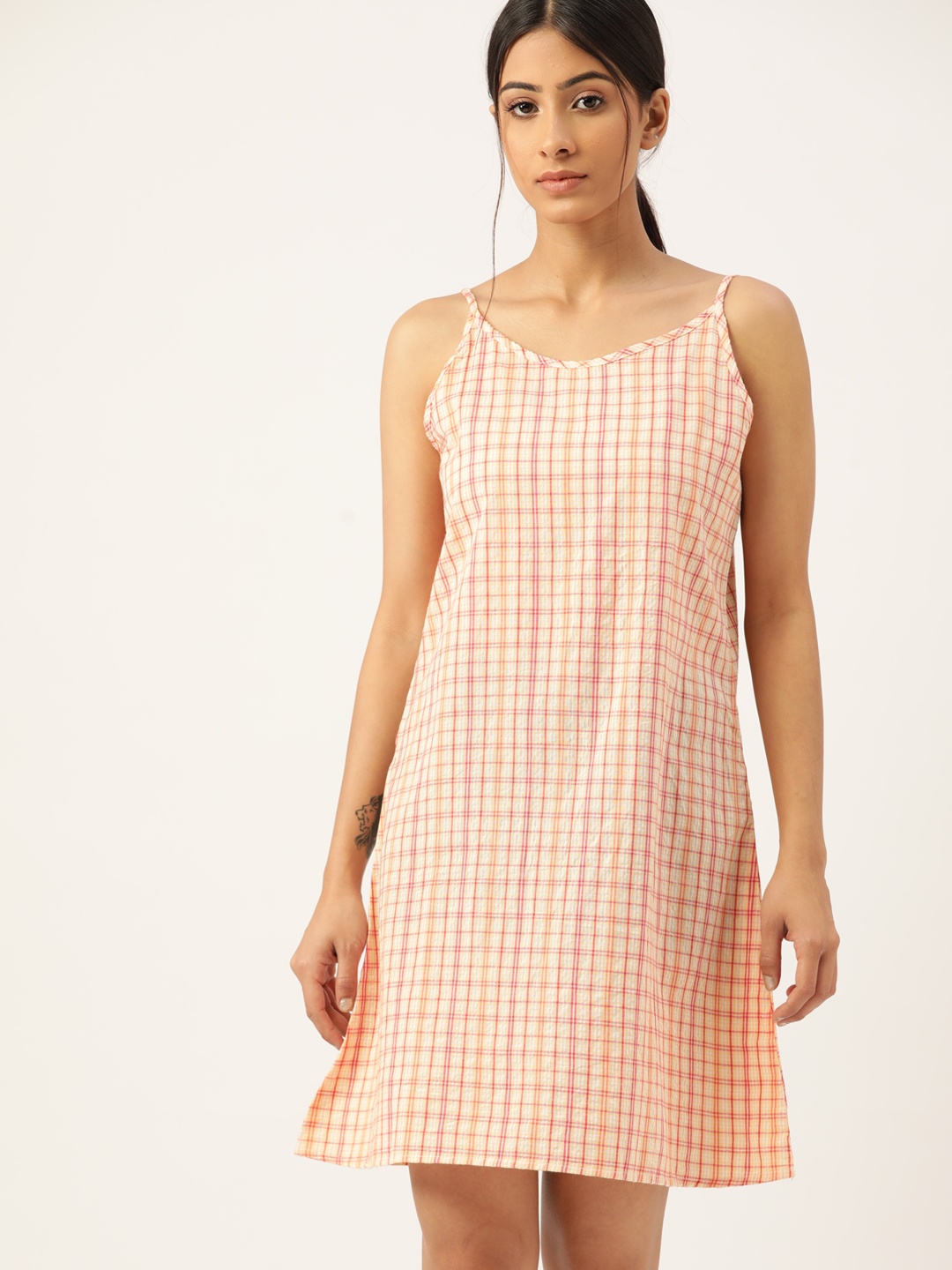 

ETC Yellow & Red Checked Nightdress