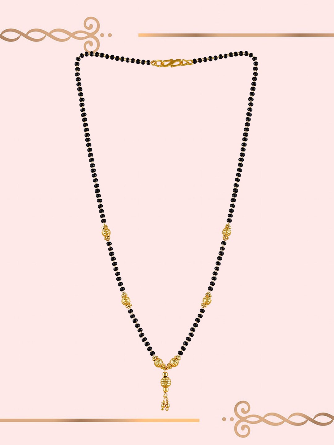 

Brandsoon Gold-Plated Beaded Mangalsutra