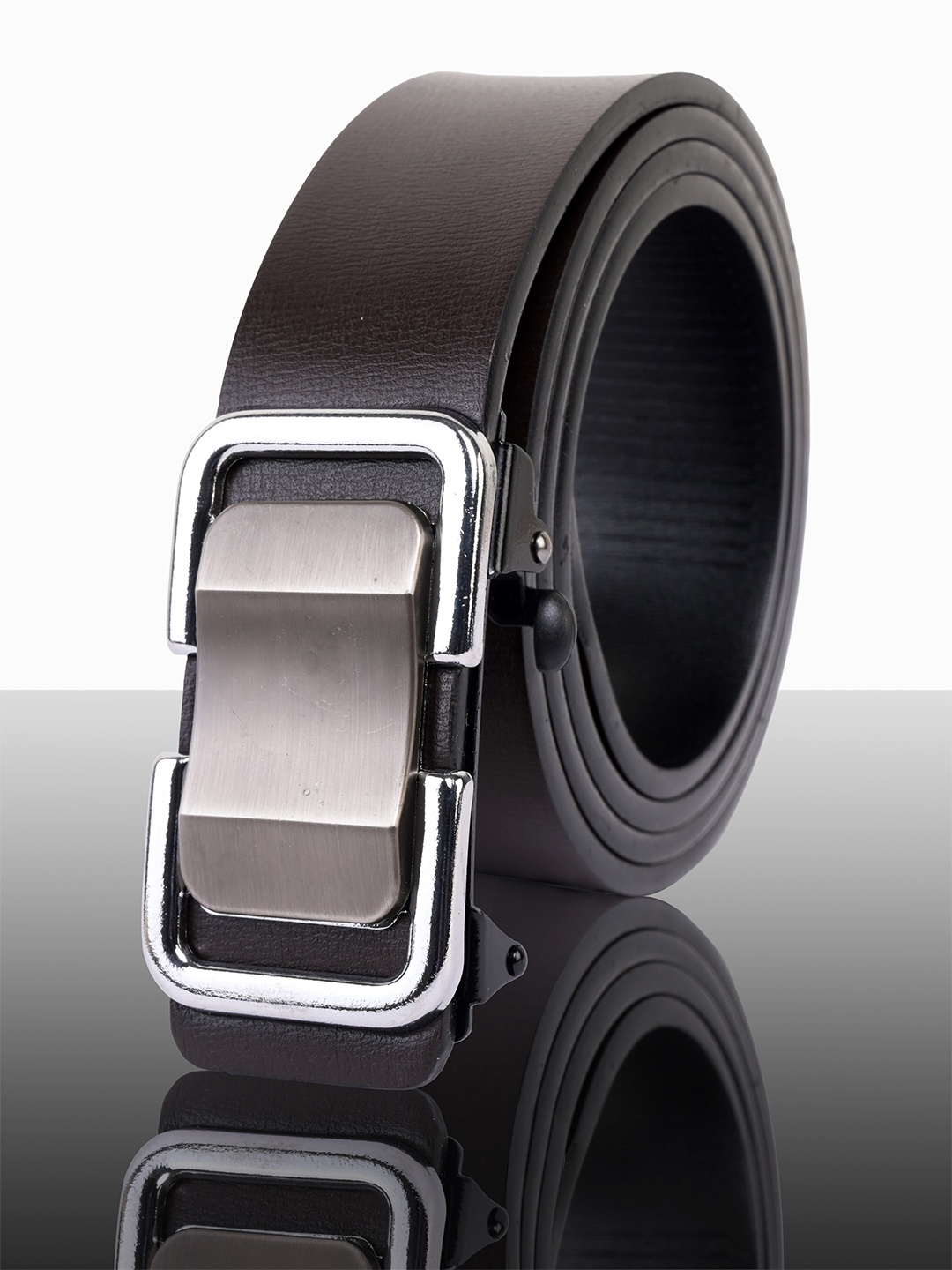 

BuckleUp Men Brown Leather Formal Belt