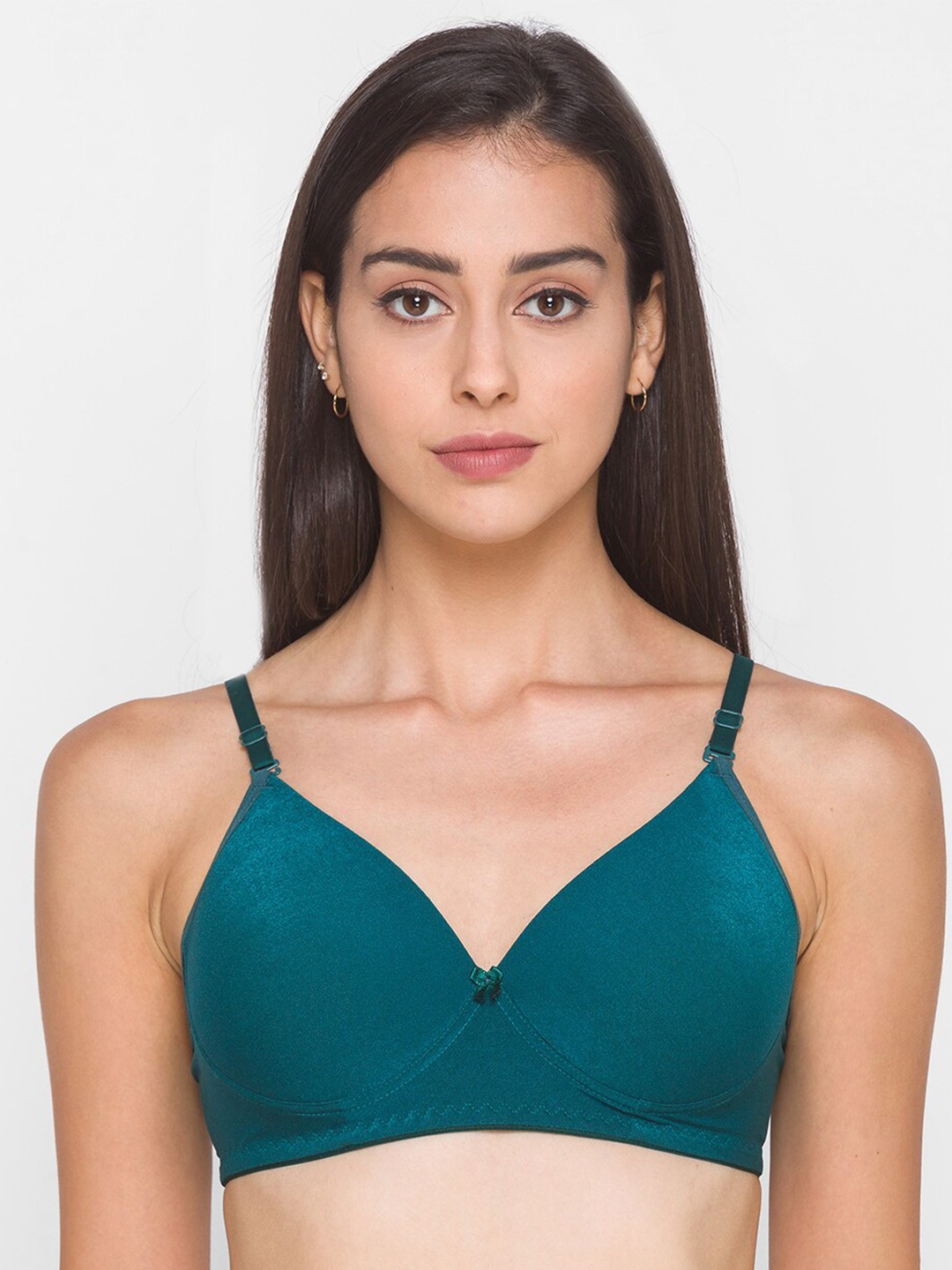 

Candyskin Sea Green Solid Lightly Padded Everyday Bra