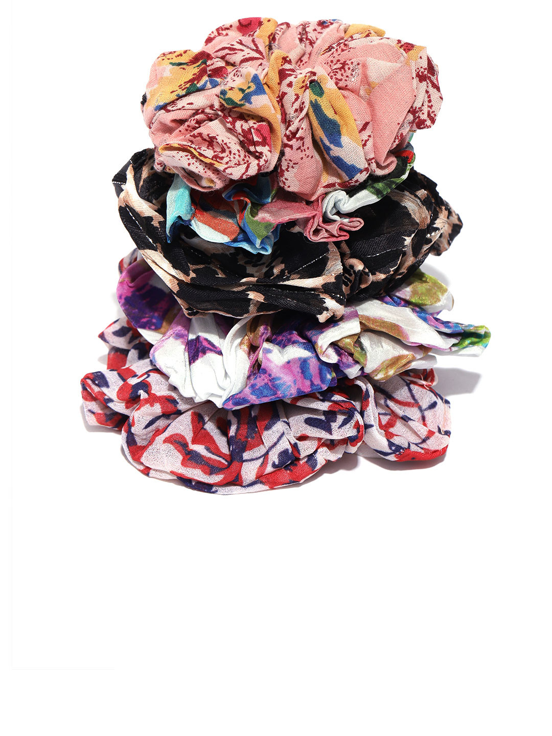 

I AM FOR YOU Women Set of 5 Assorted Scrunchies