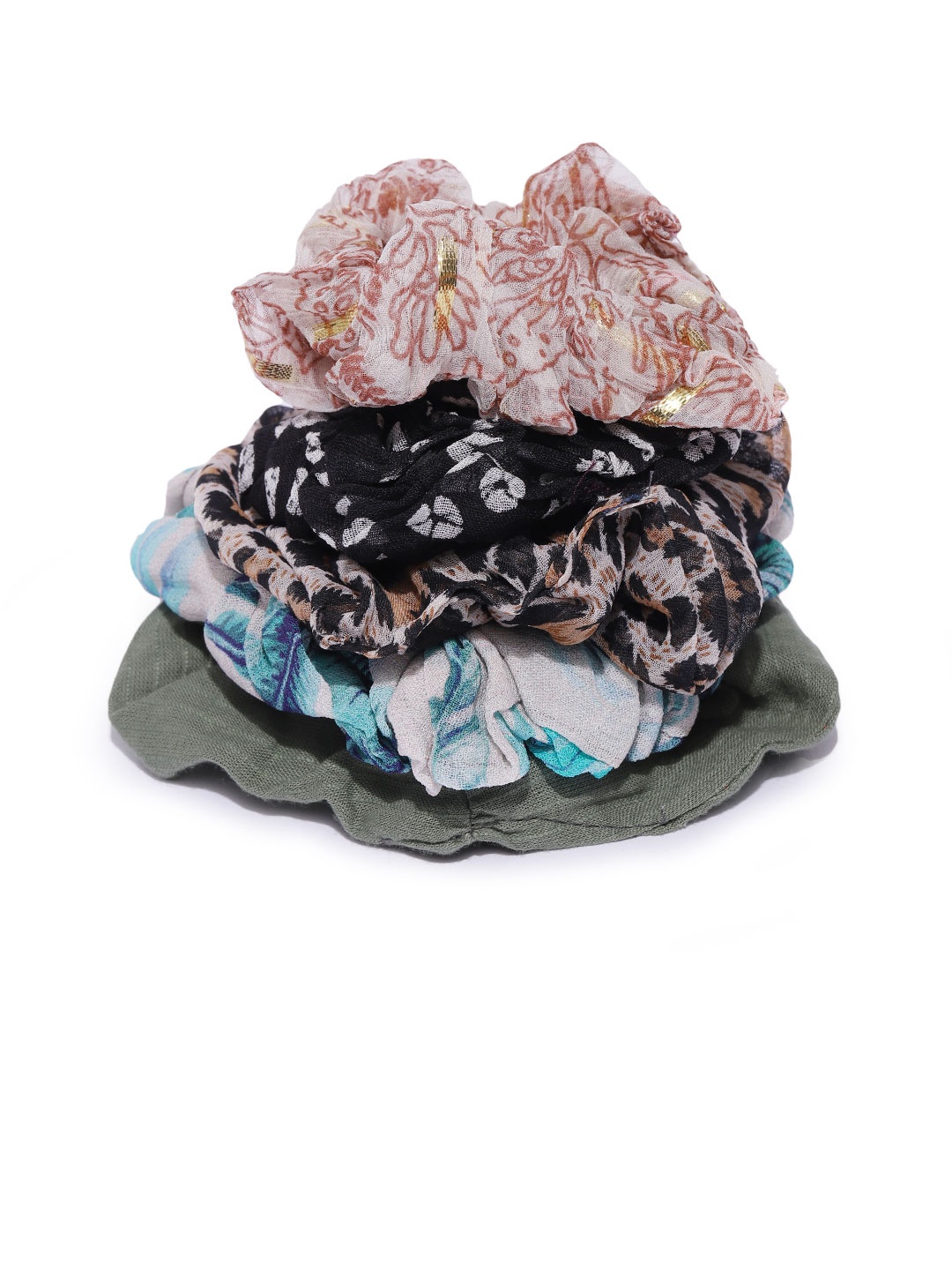 

I AM FOR YOU Women Set of 5 Assorted Scrunchies