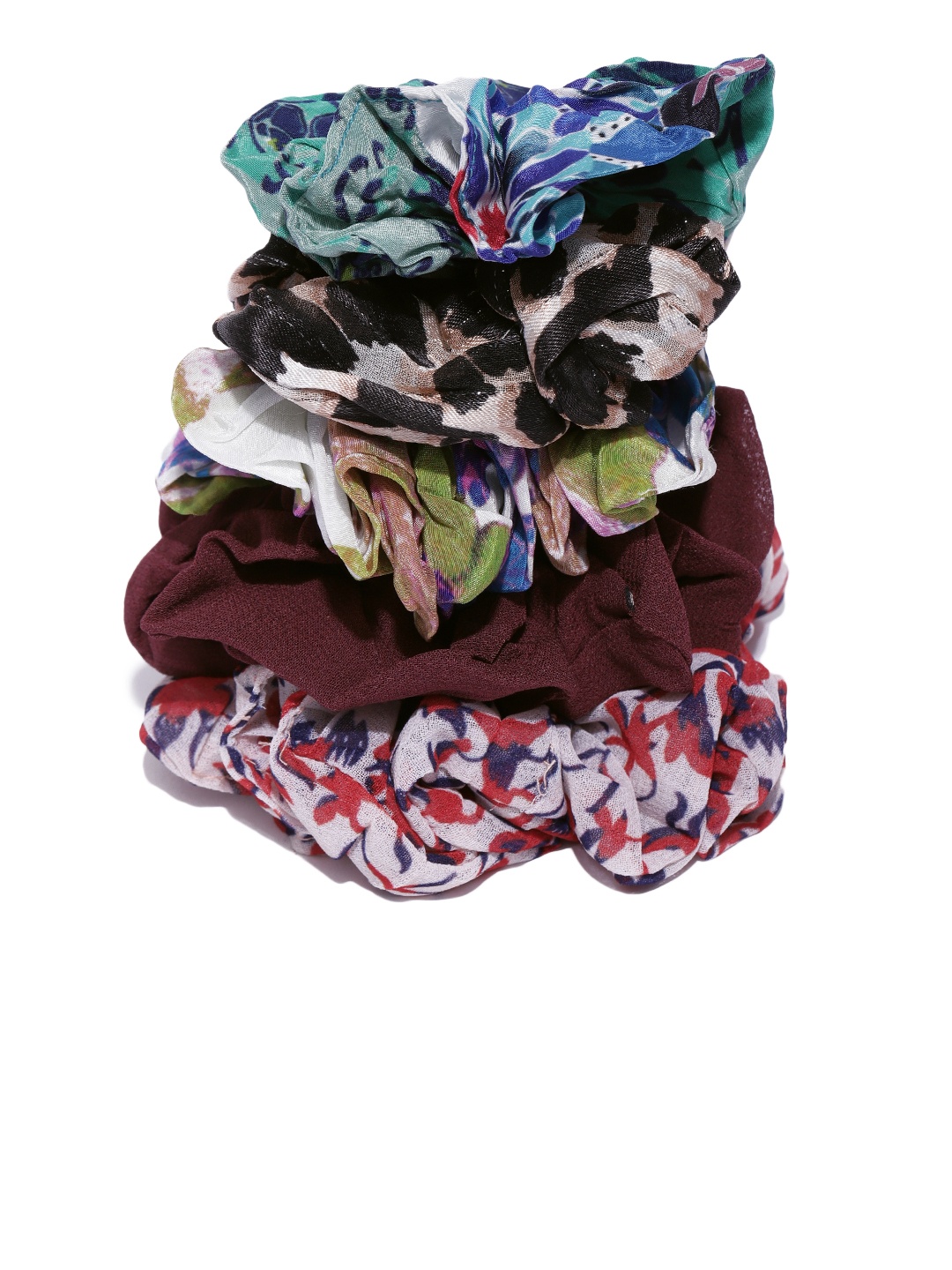

I AM FOR YOU Women Set of 5 Assorted Scrunchies