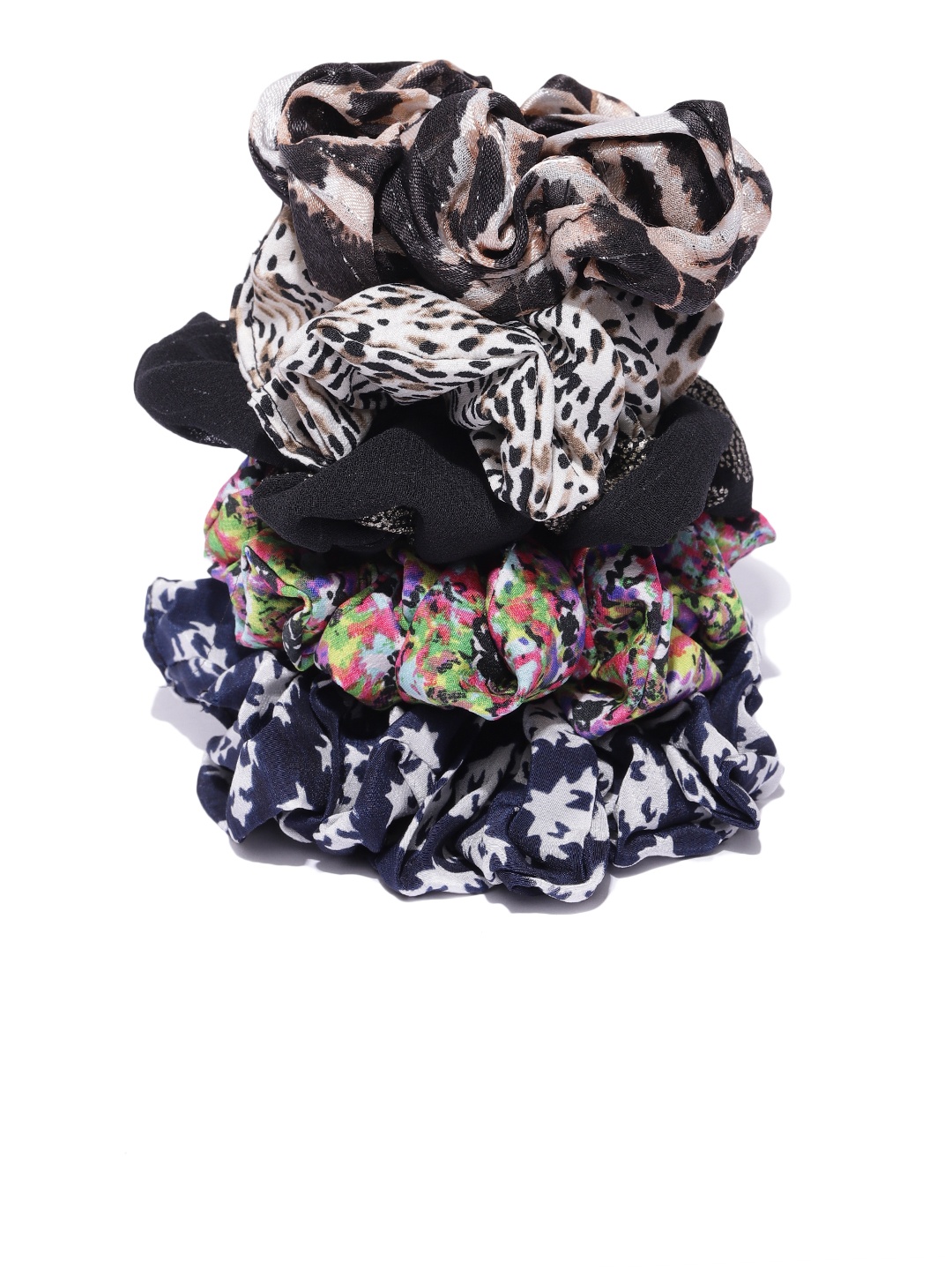 

I AM FOR YOU Women Set of 5 Assorted Scrunchies