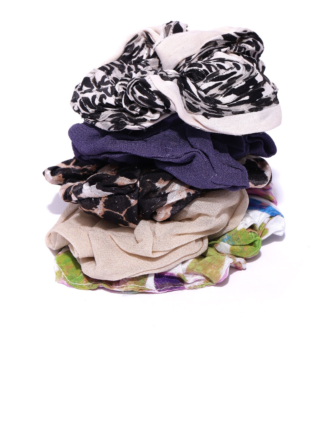 

I AM FOR YOU Women Set of 5 Assorted Scrunchies