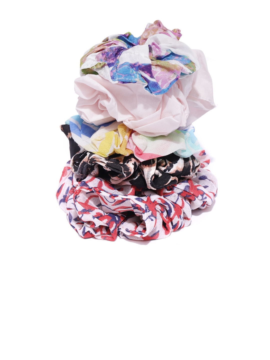 

I AM FOR YOU Women Set of 5 Assorted Scrunchies