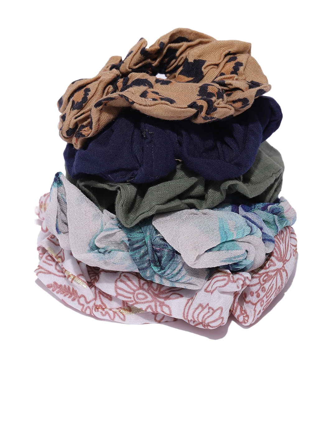 

I AM FOR YOU Women Set of 5 Assorted Scrunchies