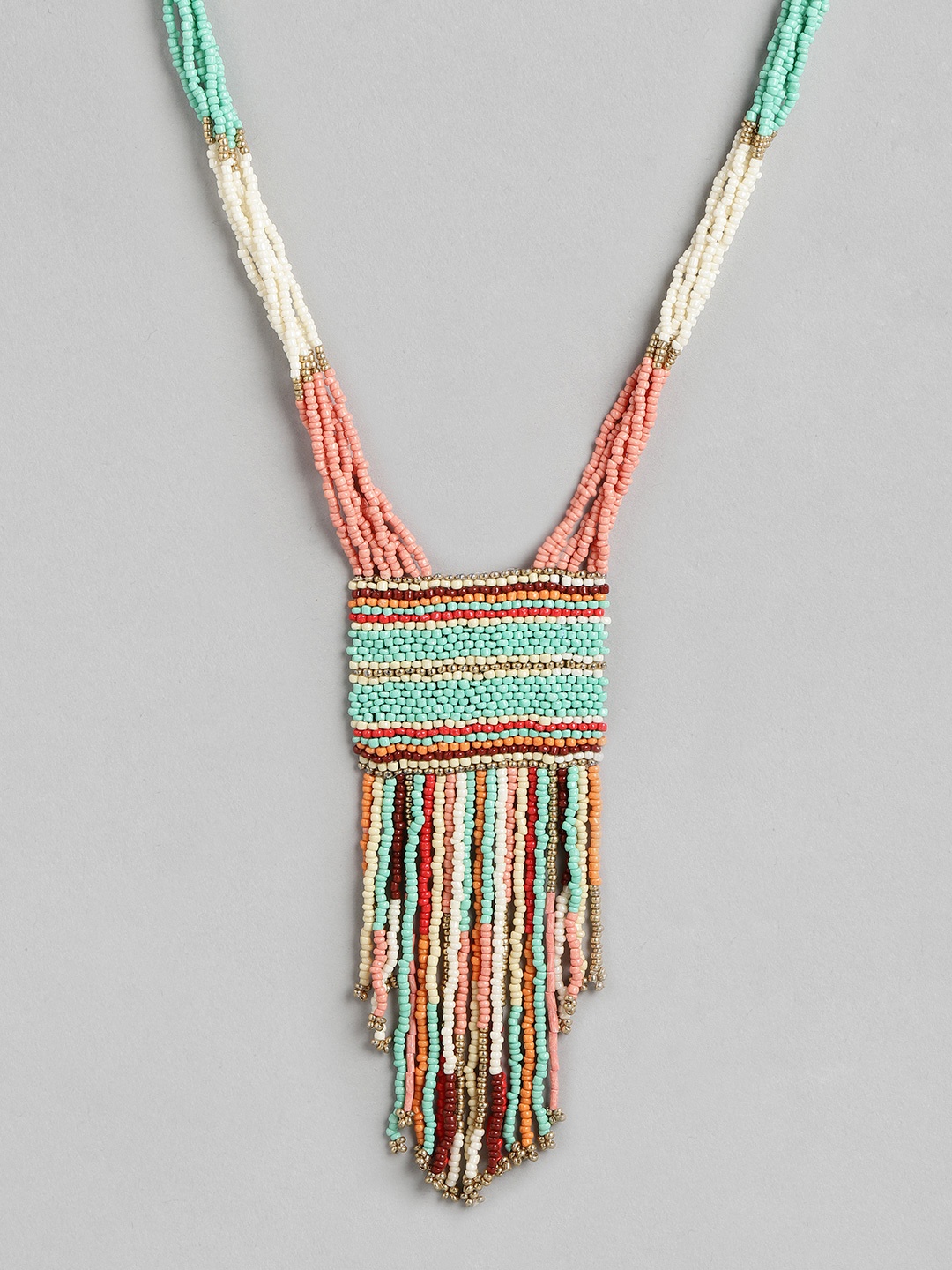 

RICHEERA Multicoloured Beaded Necklace, Multi