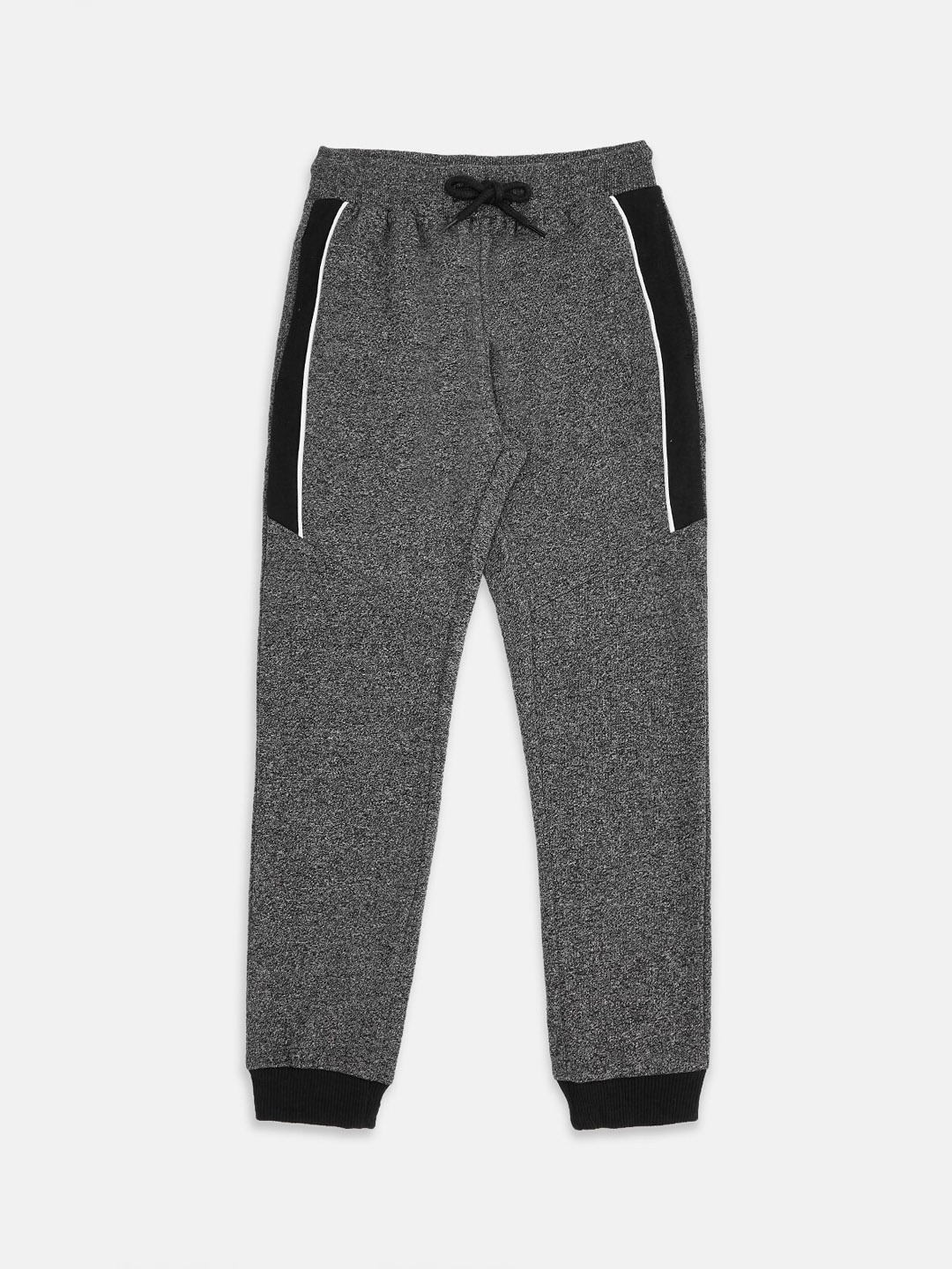 

Pantaloons Junior Boys Grey Solid Pure Cotton Joggers