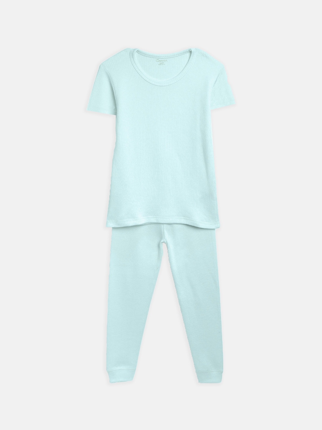 

Kanvin Boys Blue Solid Thermal Set
