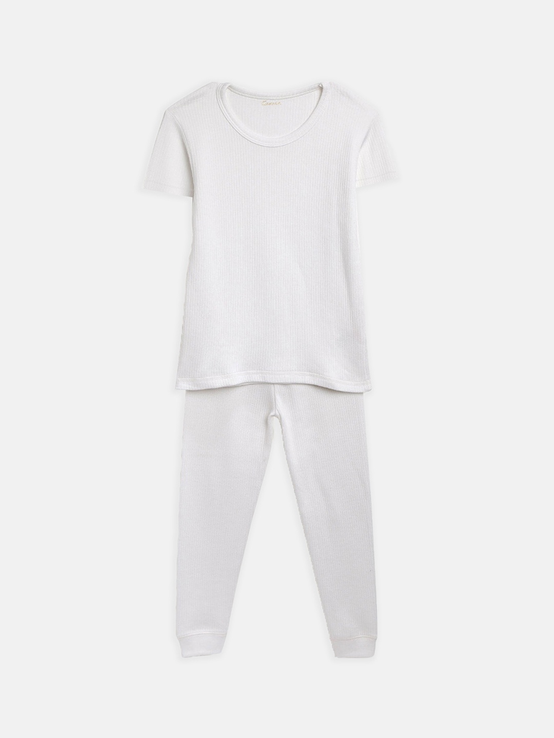 

Kanvin Boys White Solid Thermal Set