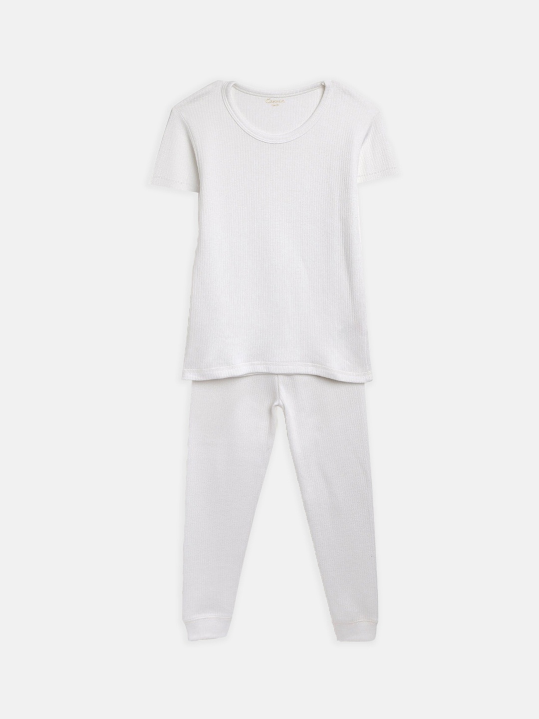 

Kanvin Boys White Solid Thermal Set