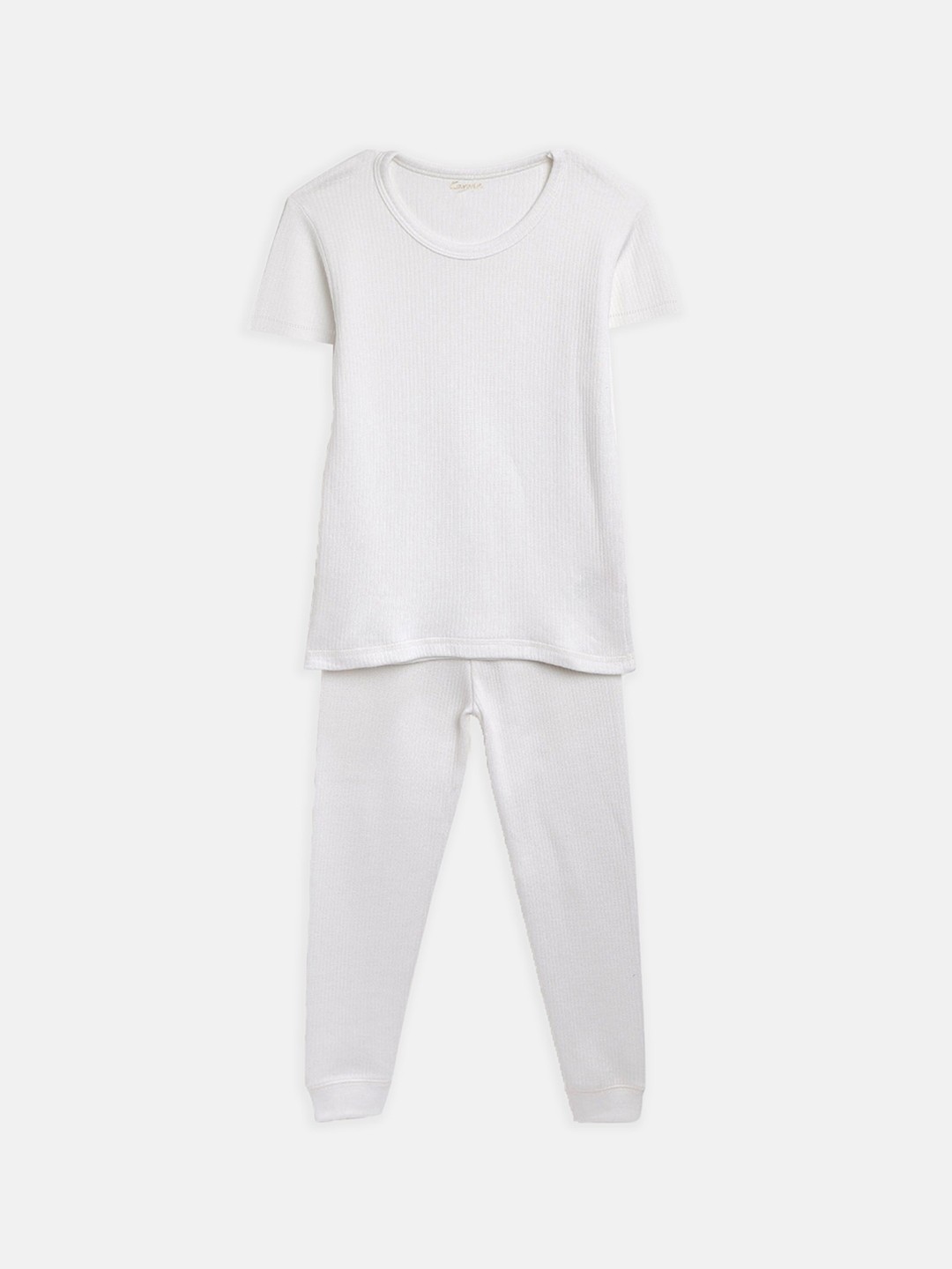 

Kanvin Boys White Solid Thermal Set