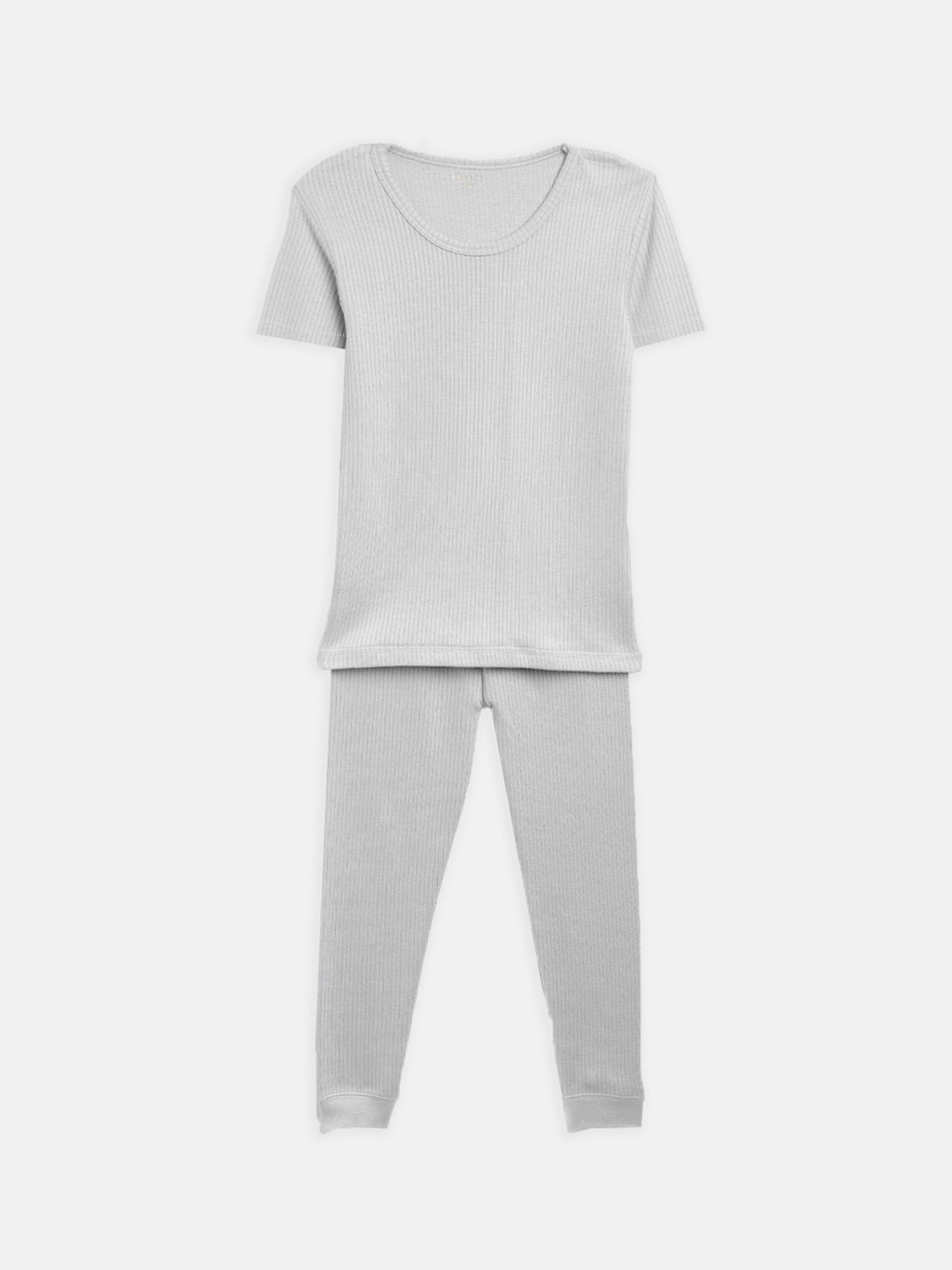 

Kanvin Boys Grey Solid Thermal Set