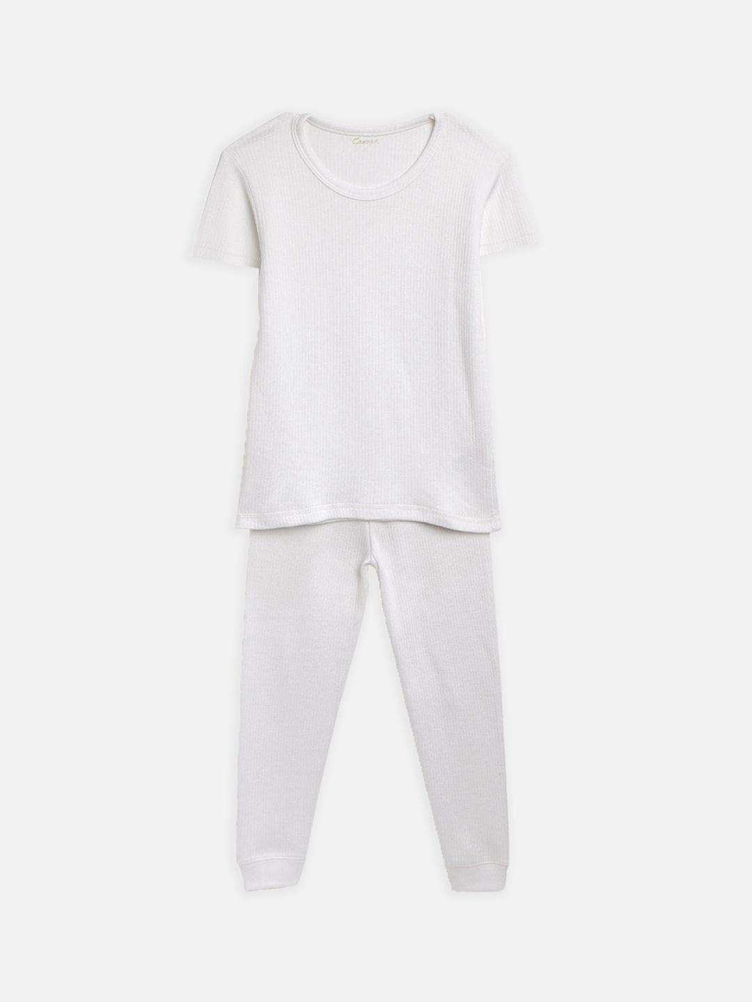 

Kanvin Boys White Solid Thermal Set