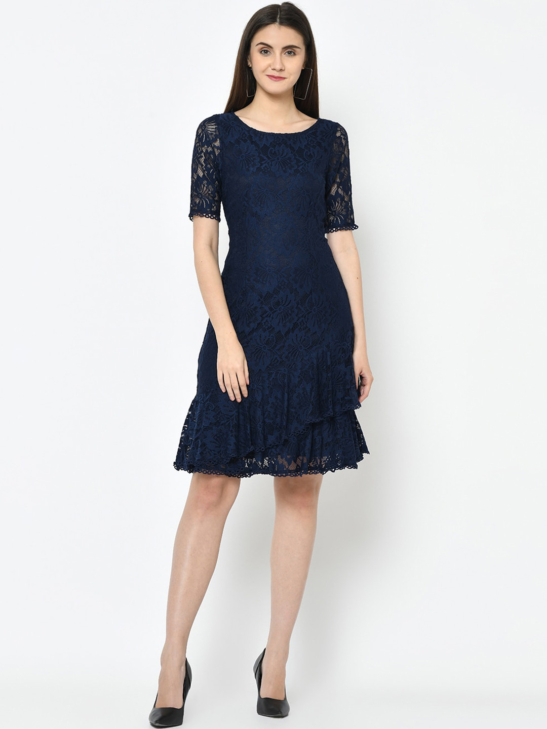 

Latin Quarters Women Blue Dress
