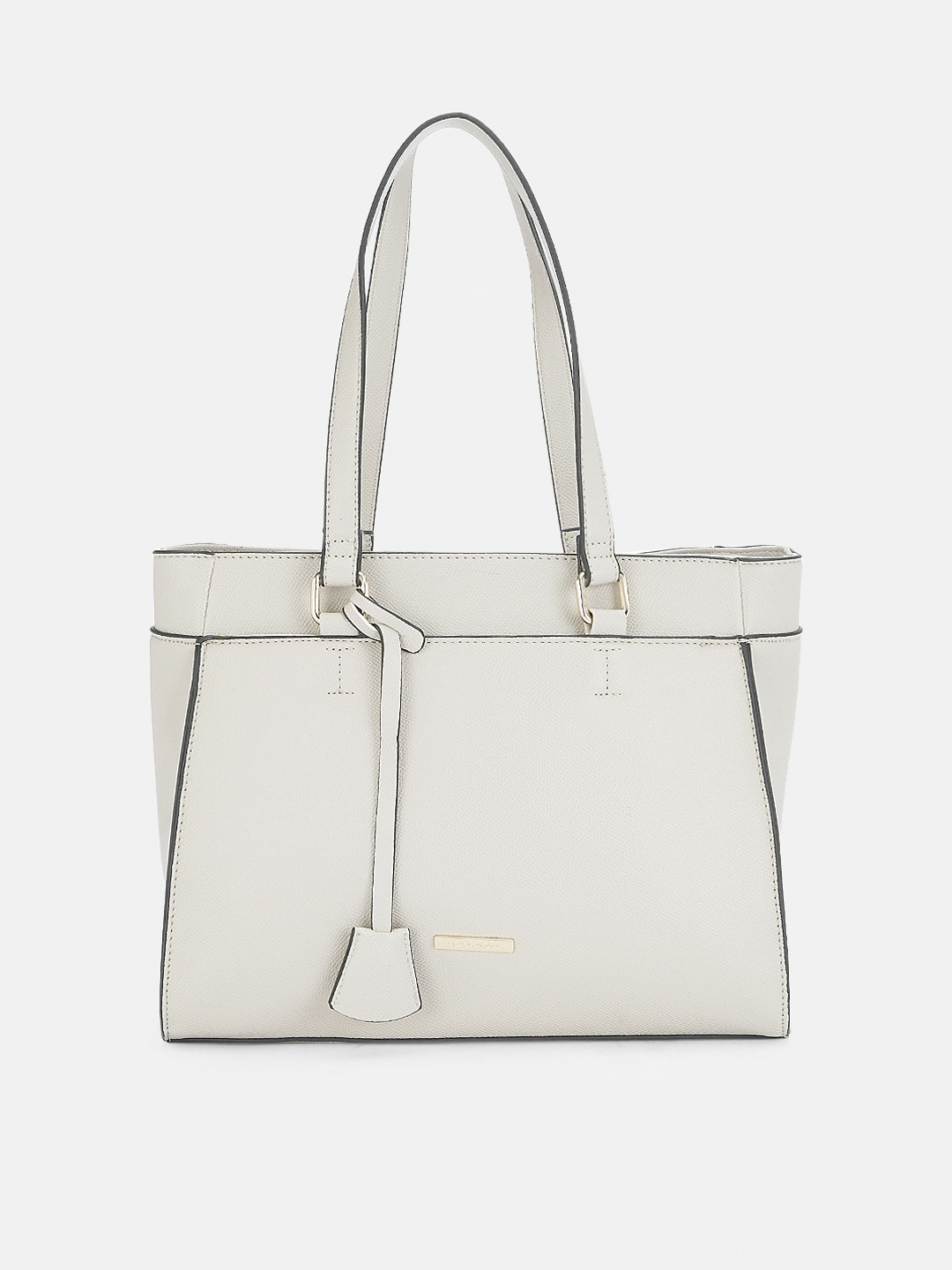 

Forever Glam by Pantaloons Grey Structured Shoulder Bag