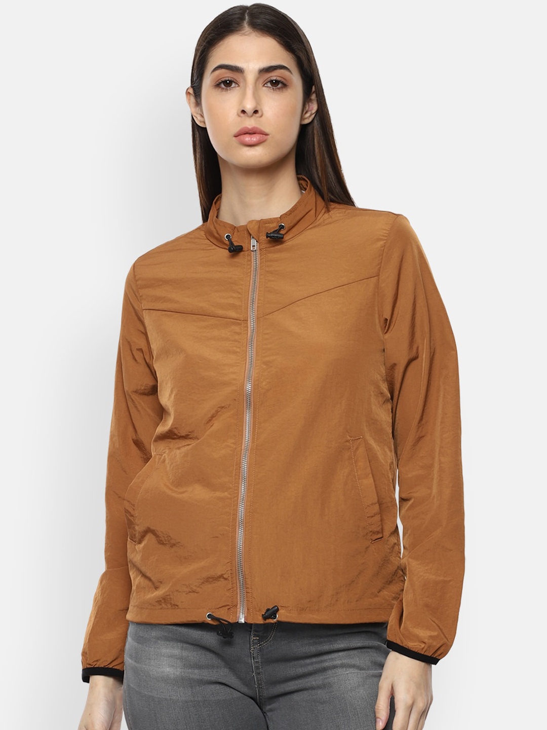 

Van Heusen Woman Women Brown Sporty Jacket