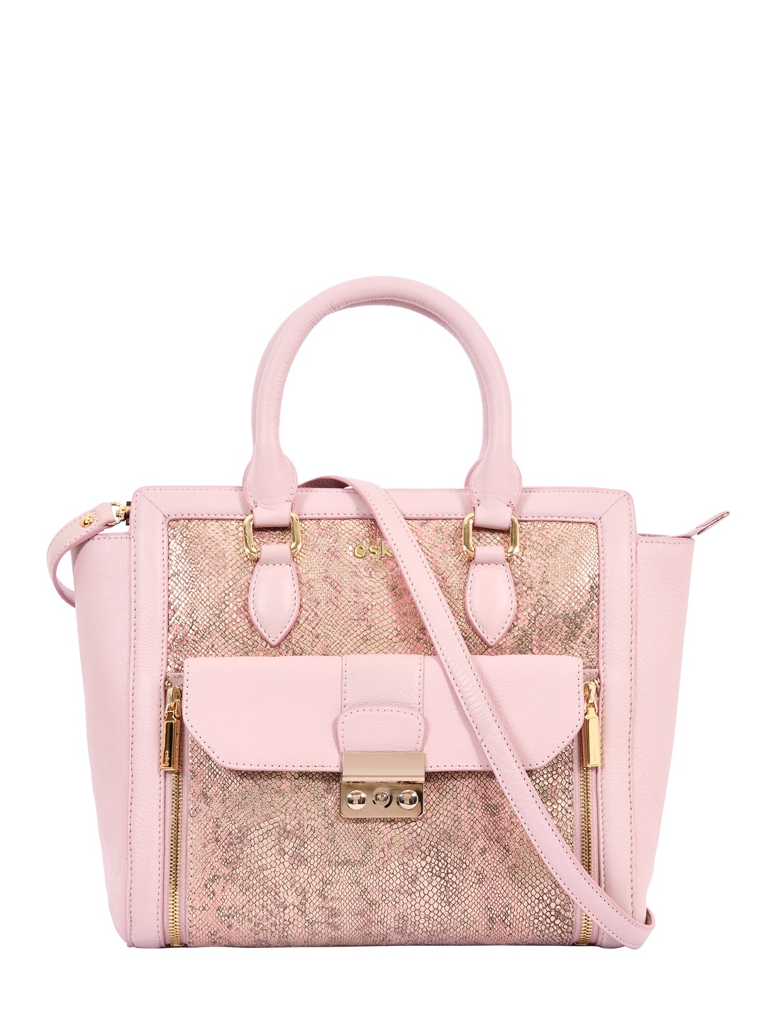 

Eske Rose Leather Swagger Handheld Bag