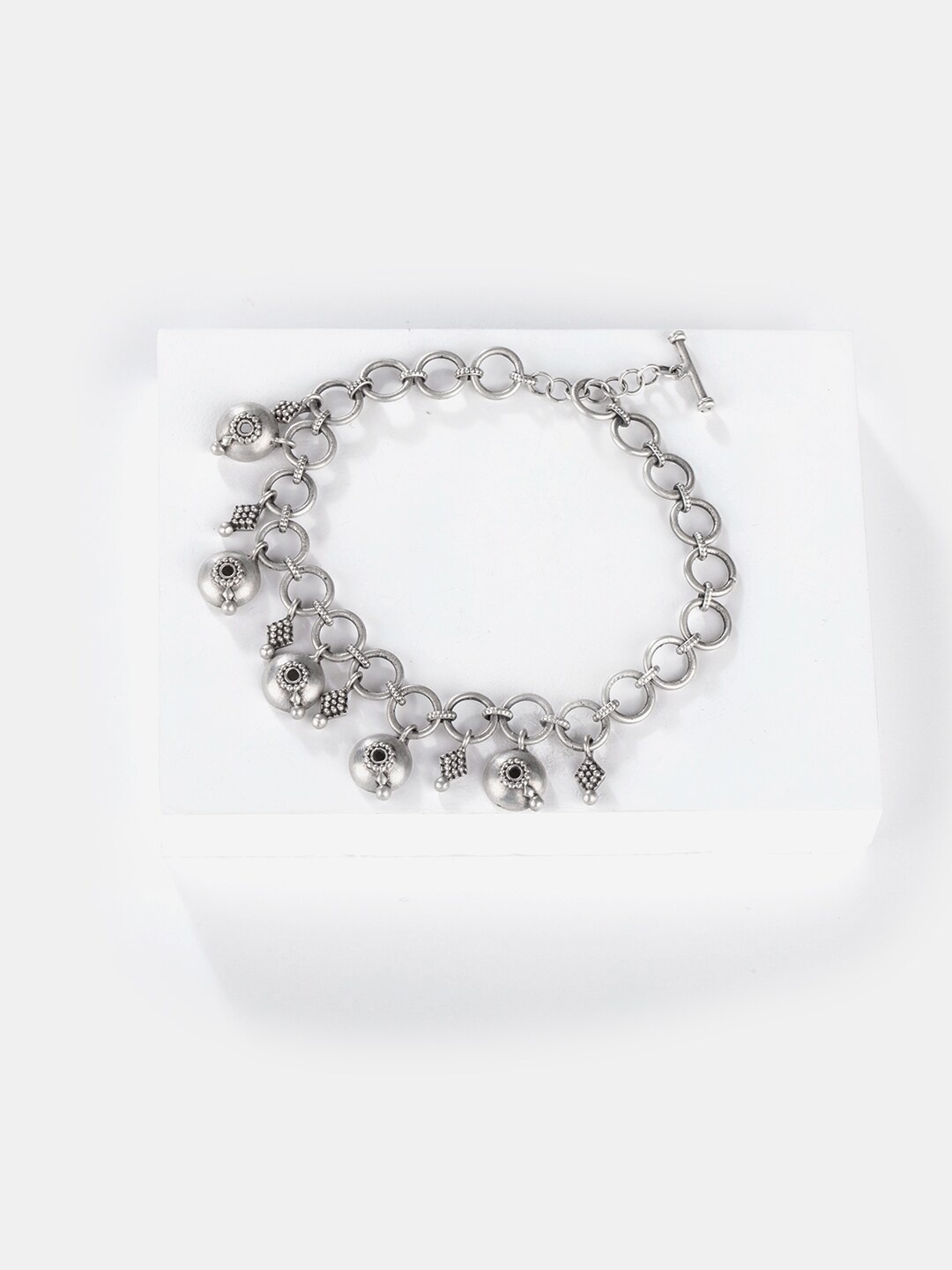 

SHAYA Women Silver-Plated Charm Bracelet