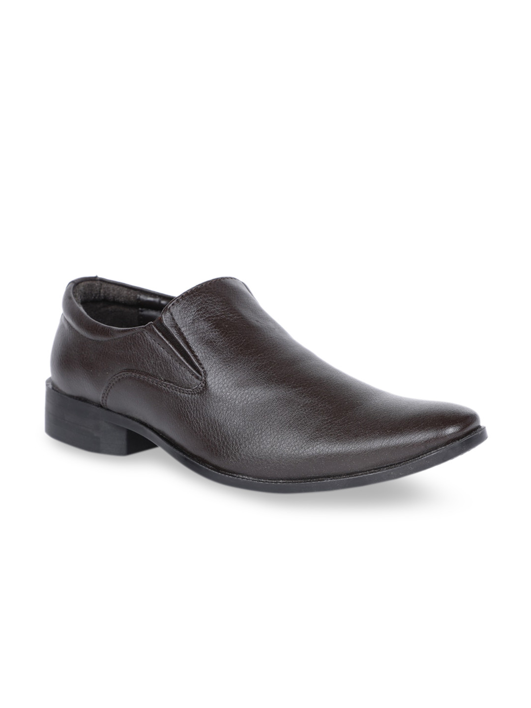 

Bata Men Brown Solid Formal Slip-On
