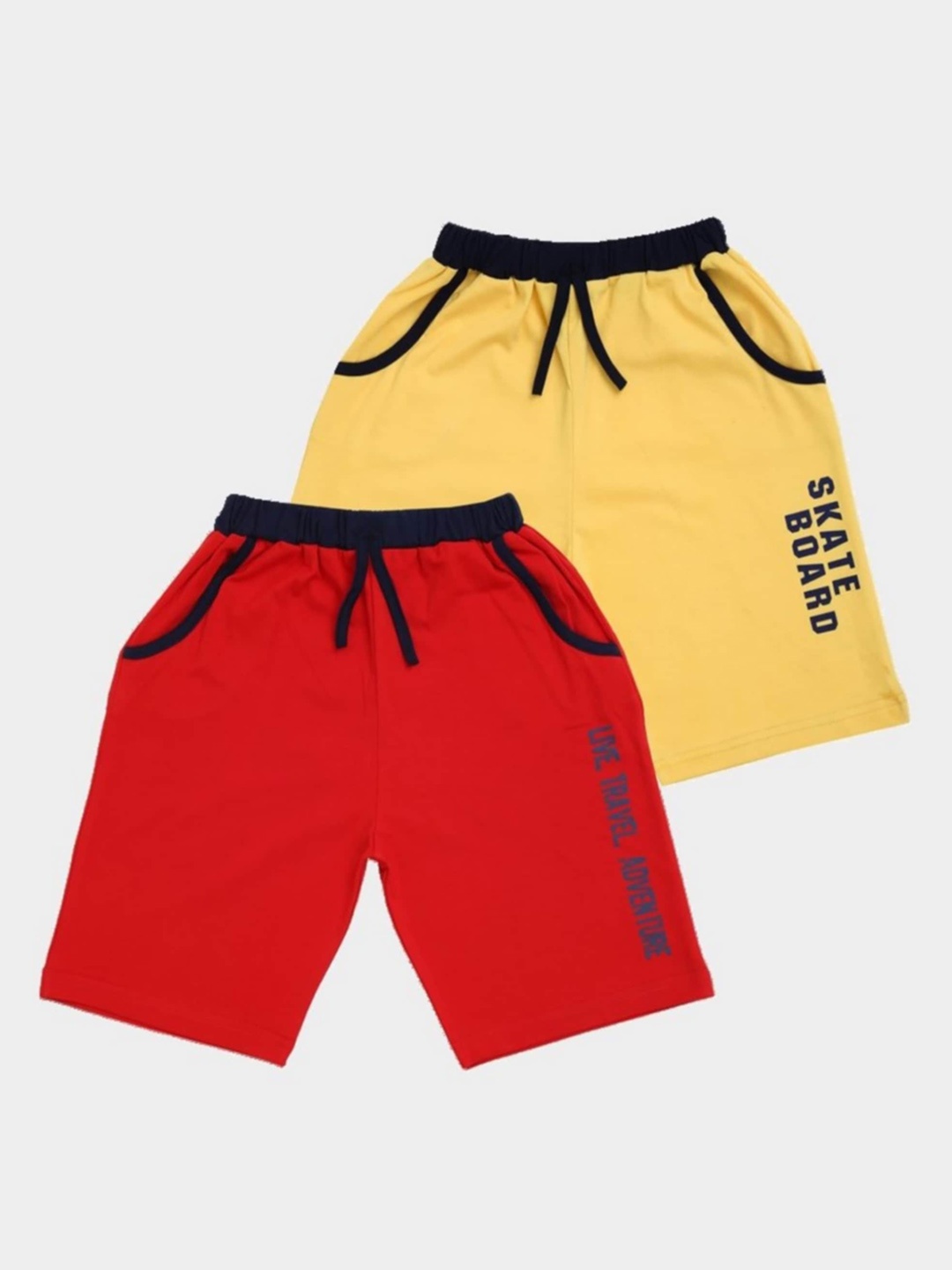 

Toonyport Boys Pack of 2 Regular Shorts, Red