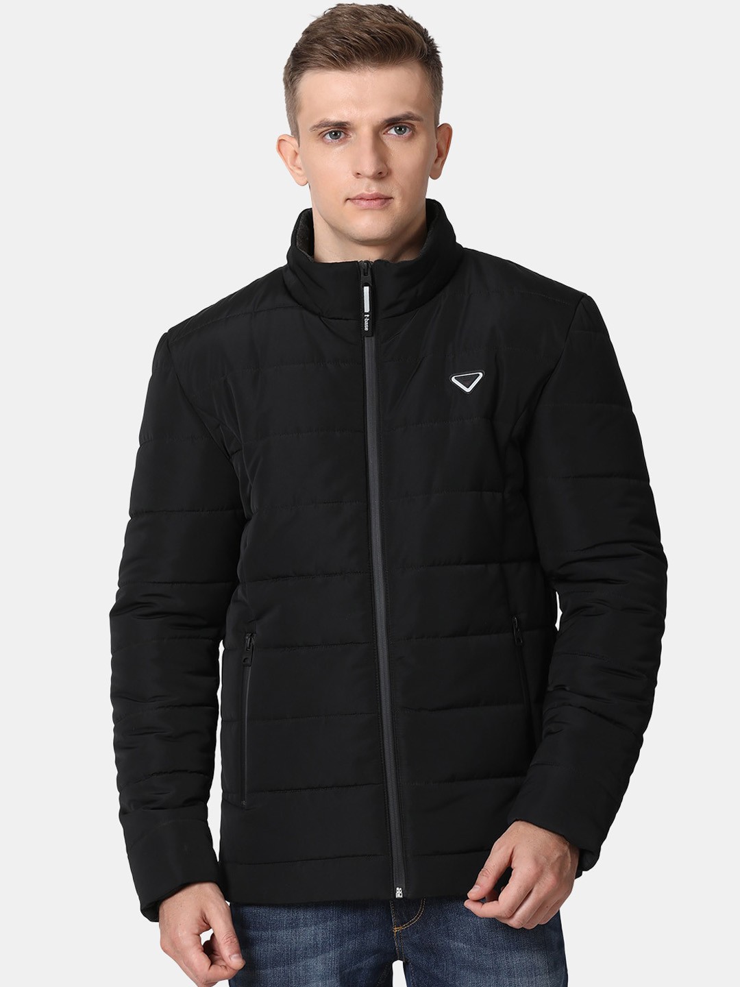

t-base Men Black Lightweight Puffer Jacket