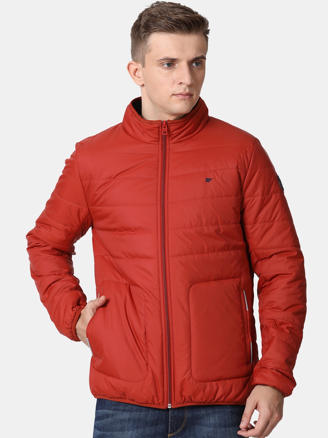 

t-base Men Rust Lightweight Puffer Jacket