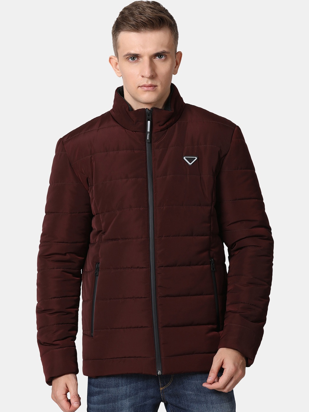 

t-base Men Burgundy Lightweight Padded Jacket