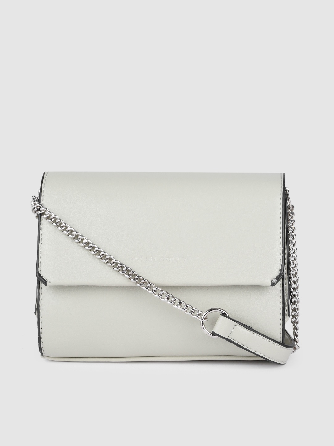 

Allen Solly Green Solid Structured Shoulder Bag