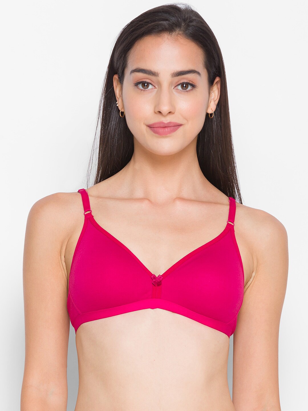 

Candyskin Rose Solid Everyday Bra - Non-Wired Non-Padded