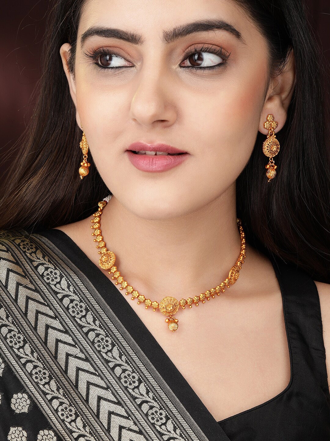 

Rubans 24K Gold-Plated Handcrafted Jewellery Set