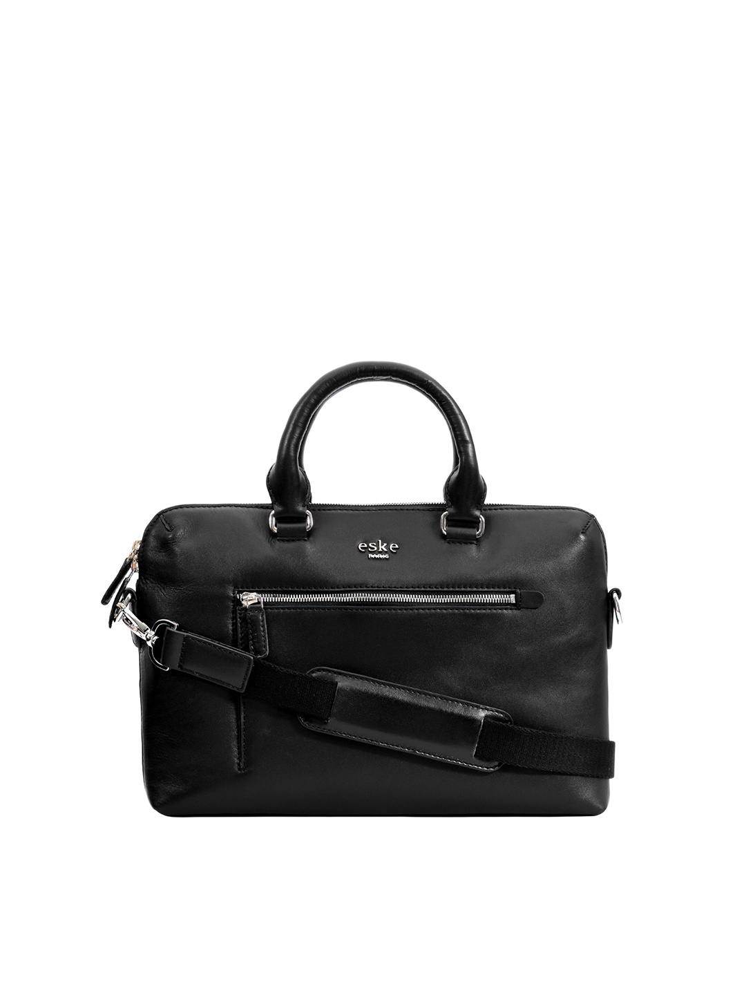 

Eske Men Black Leather Laptop Bag