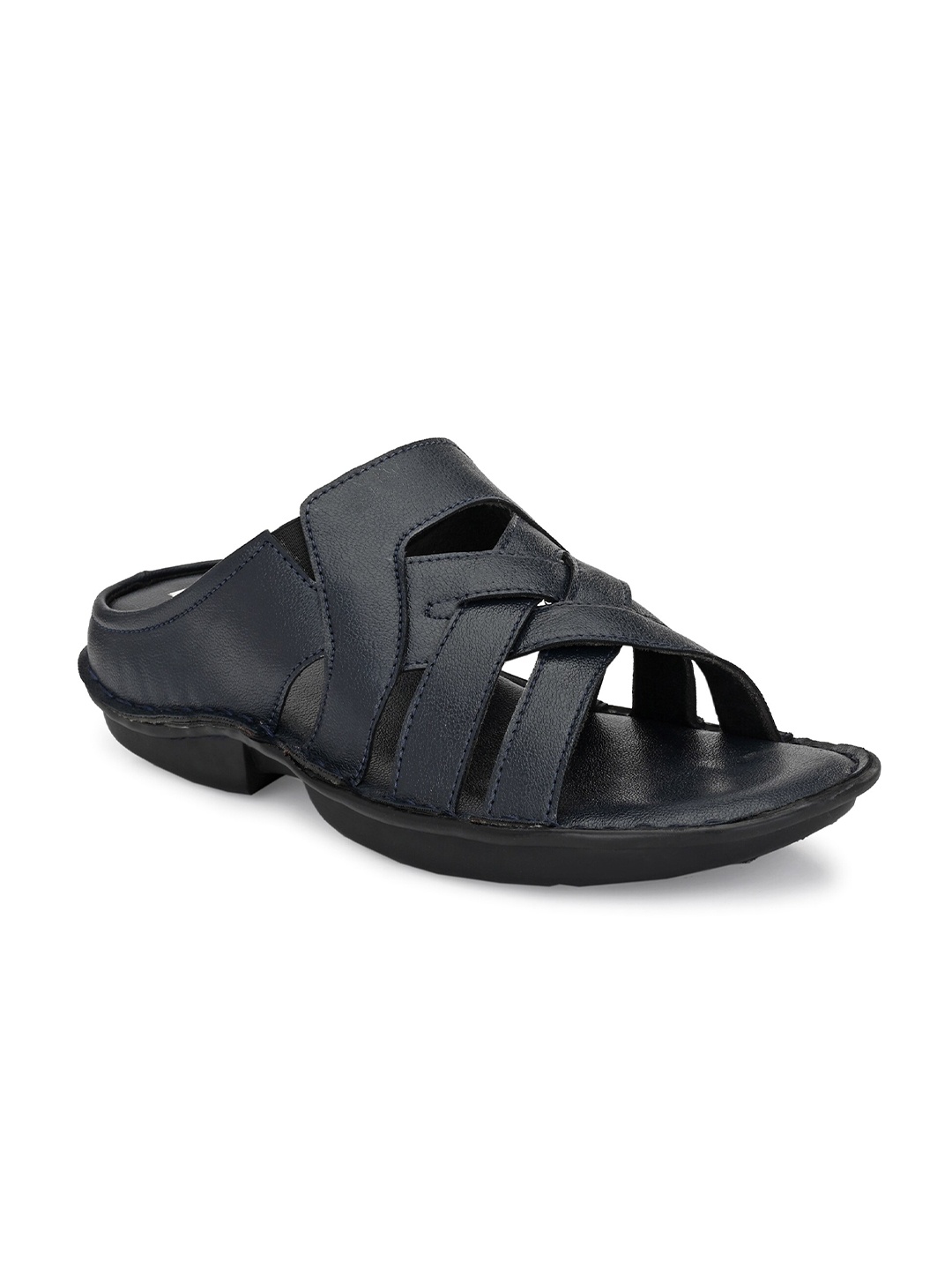 

BUCIK Men Navy Blue Comfort Sandals