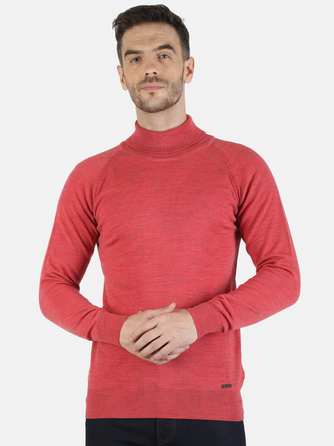 

Monte Carlo Men Red Woollen Pullover Sweater